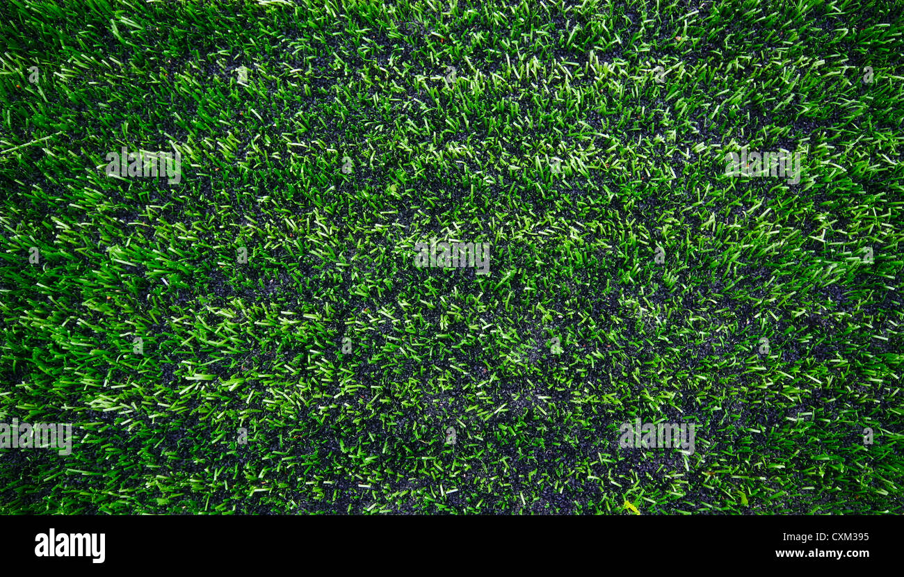 Kunstrasen spielen Boden Textur Stockfoto