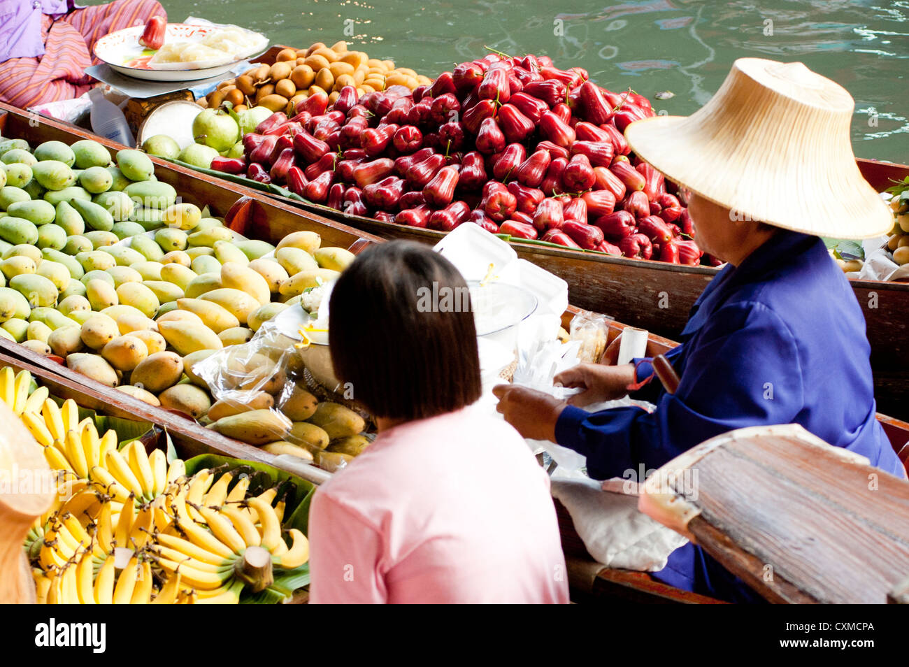 Damnoen Saduak Floating Market, Thailand Stockfoto