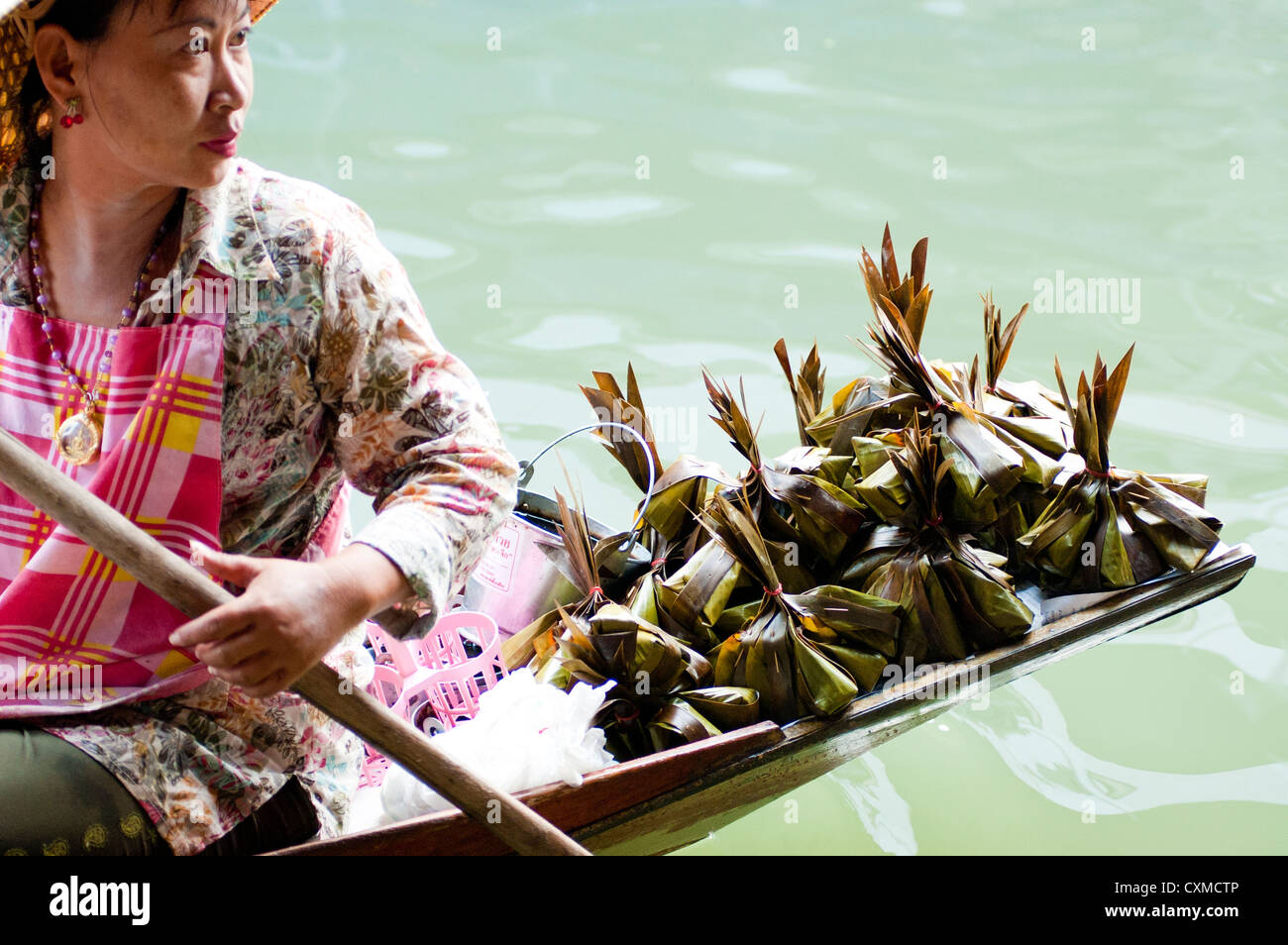 Damnoen Saduak Floating Market, Thailand Stockfoto