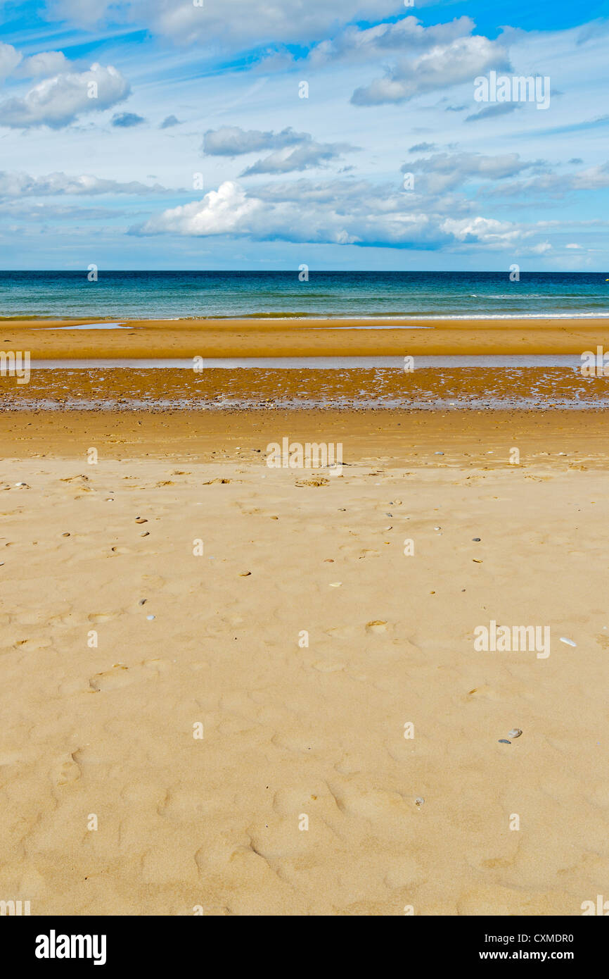 Omaha Beach, eines der d-Day Strände der Normandie, Frankreich Stockfoto