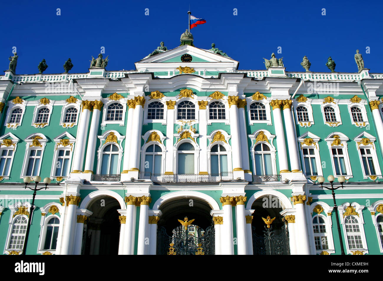 Winterpalast in Sankt Petersburg, Russland Stockfoto