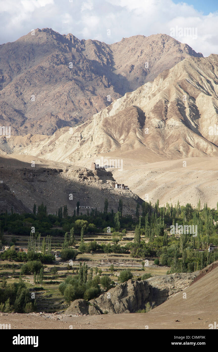 Indus-Tal, zwischen Saspol und Nurla, Srinagar-Leh-Highway, Jammu und Kaschmir, Indien Stockfoto