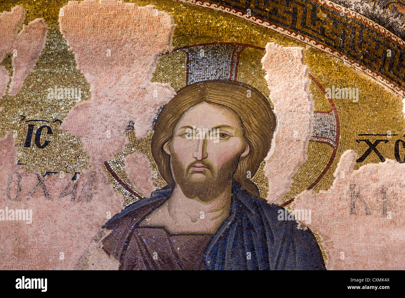 Die Kirche des Heiligen Erlösers in Chora, Kariye Jami, Istanbul, Türkei Stockfoto