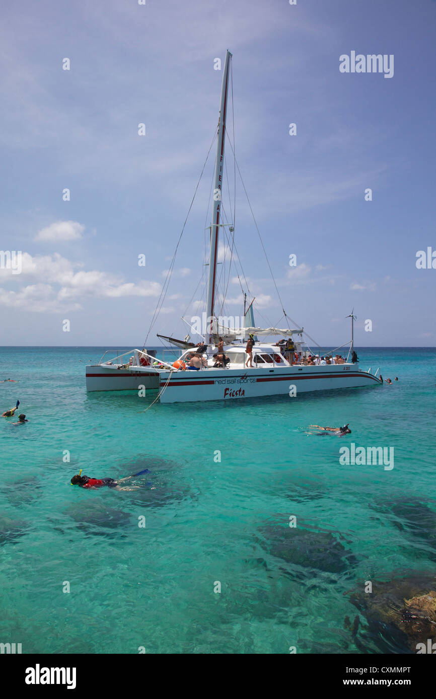 Katamaran von Aruba III Stockfoto