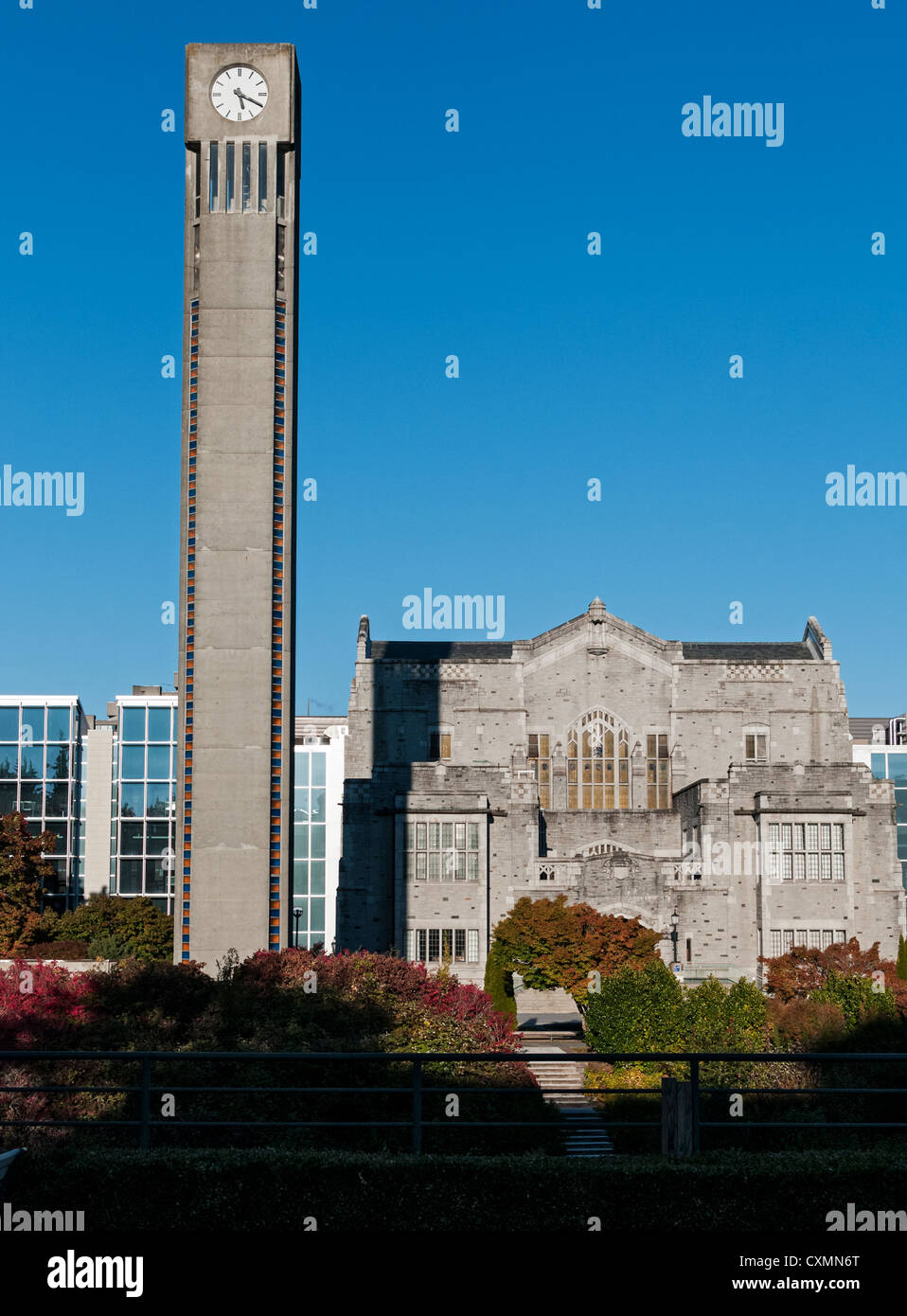 Eine malerische Aussicht auf dem Hauptcampus Vancouver (Kanada) von der University of British Columbia (UBC). Stockfoto