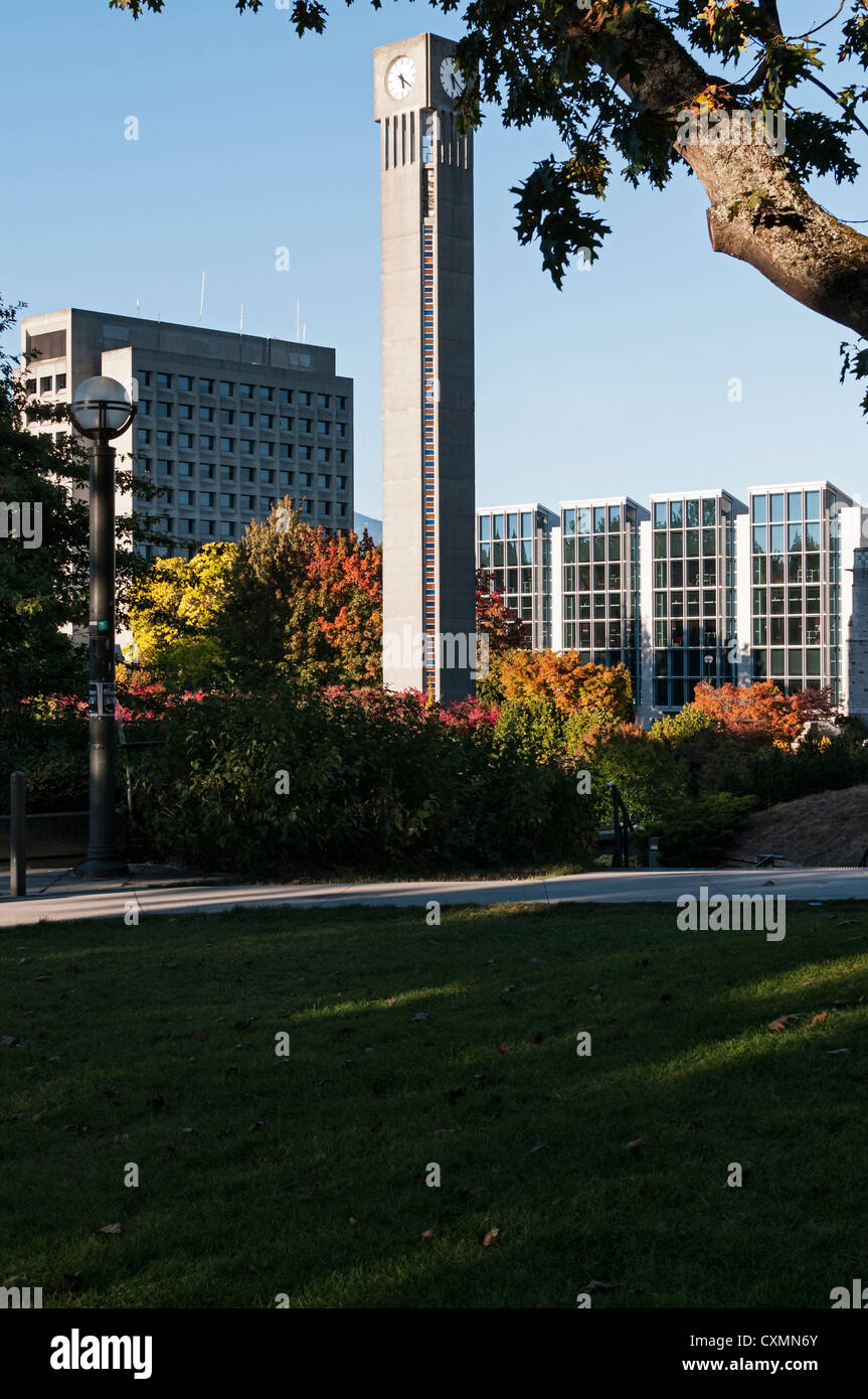 Eine malerische Aussicht auf dem Hauptcampus Vancouver (Kanada) von der University of British Columbia (UBC). Stockfoto