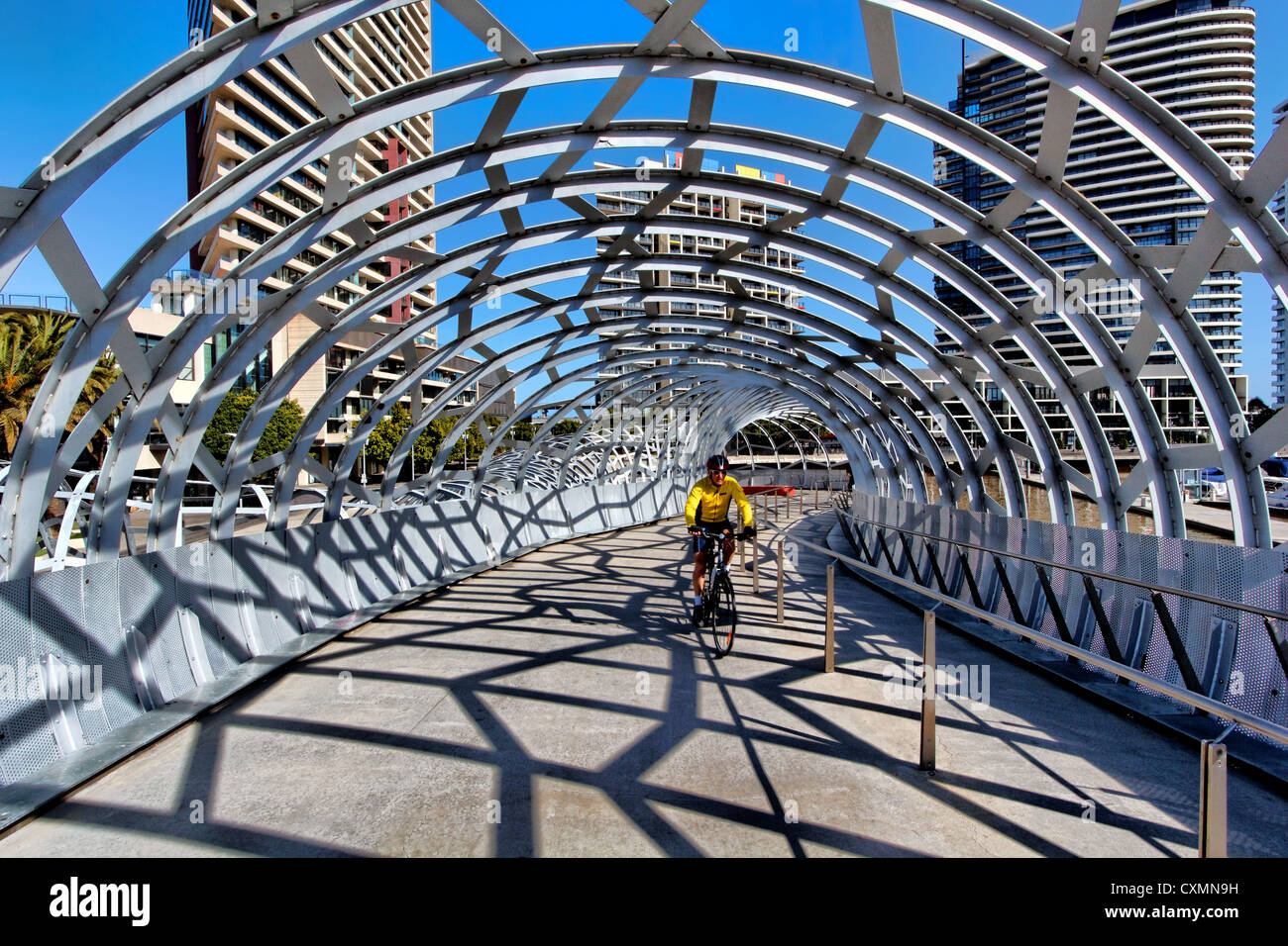 Geben Sie den Webb (Brücke) | Melbourne Stockfoto
