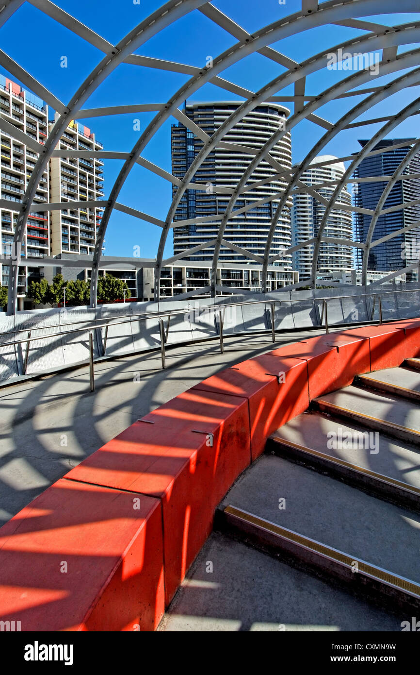 Geben Sie den Webb (Brücke) | Melbourne Stockfoto
