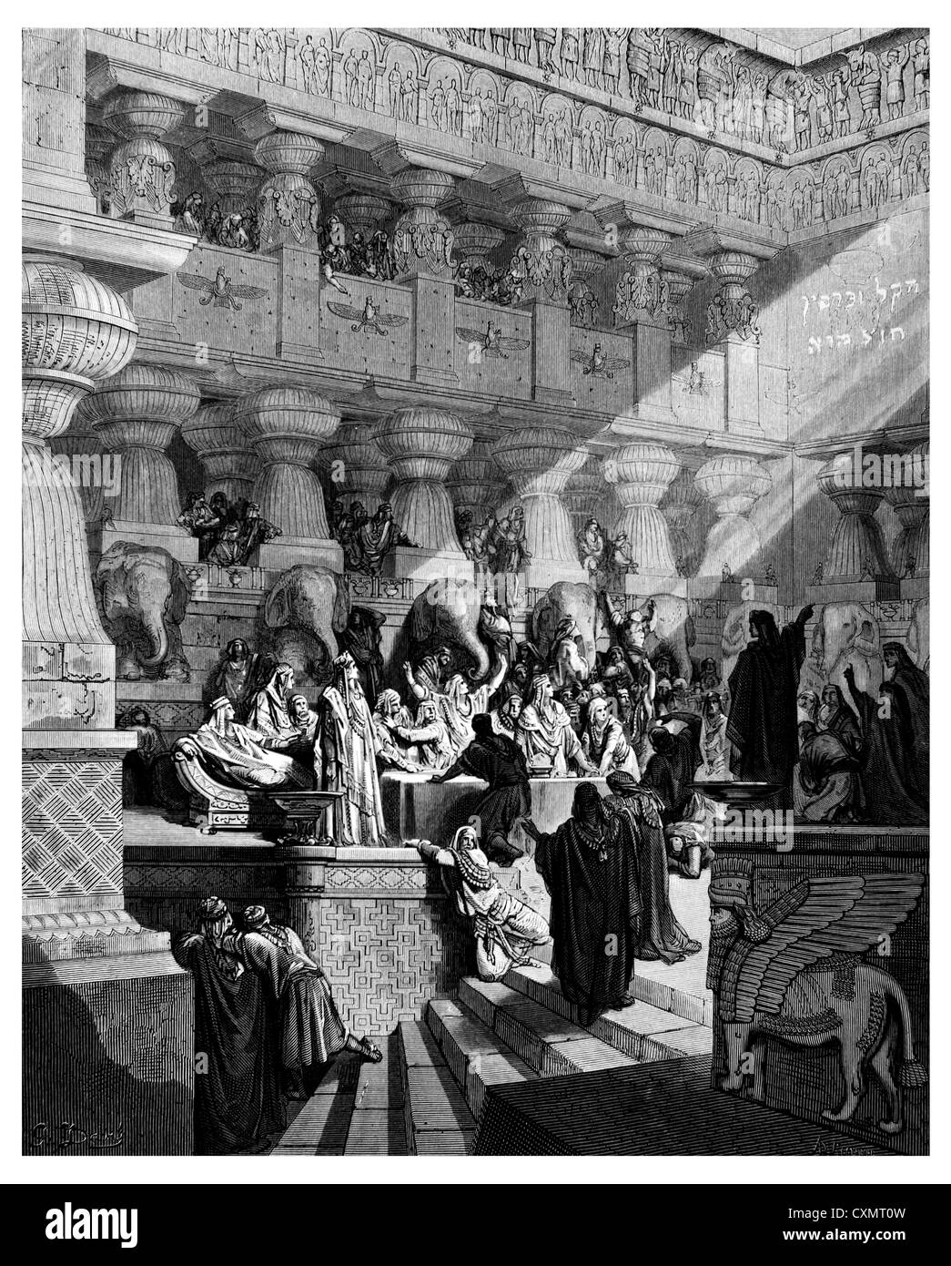 Das Fest der Baltassar Stockfoto