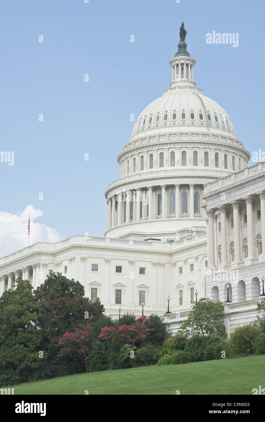 Westfront des United States Capitol in Washington Stockfoto