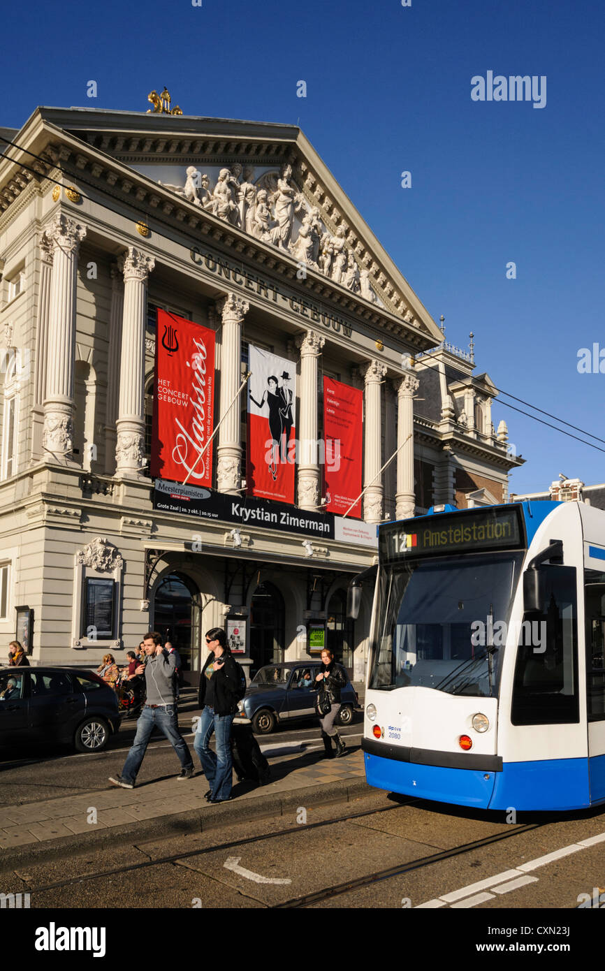 Das Concertgebouw, renommiertesten niederländischen Konzerthalle, Amsterdam, Niederlande Stockfoto