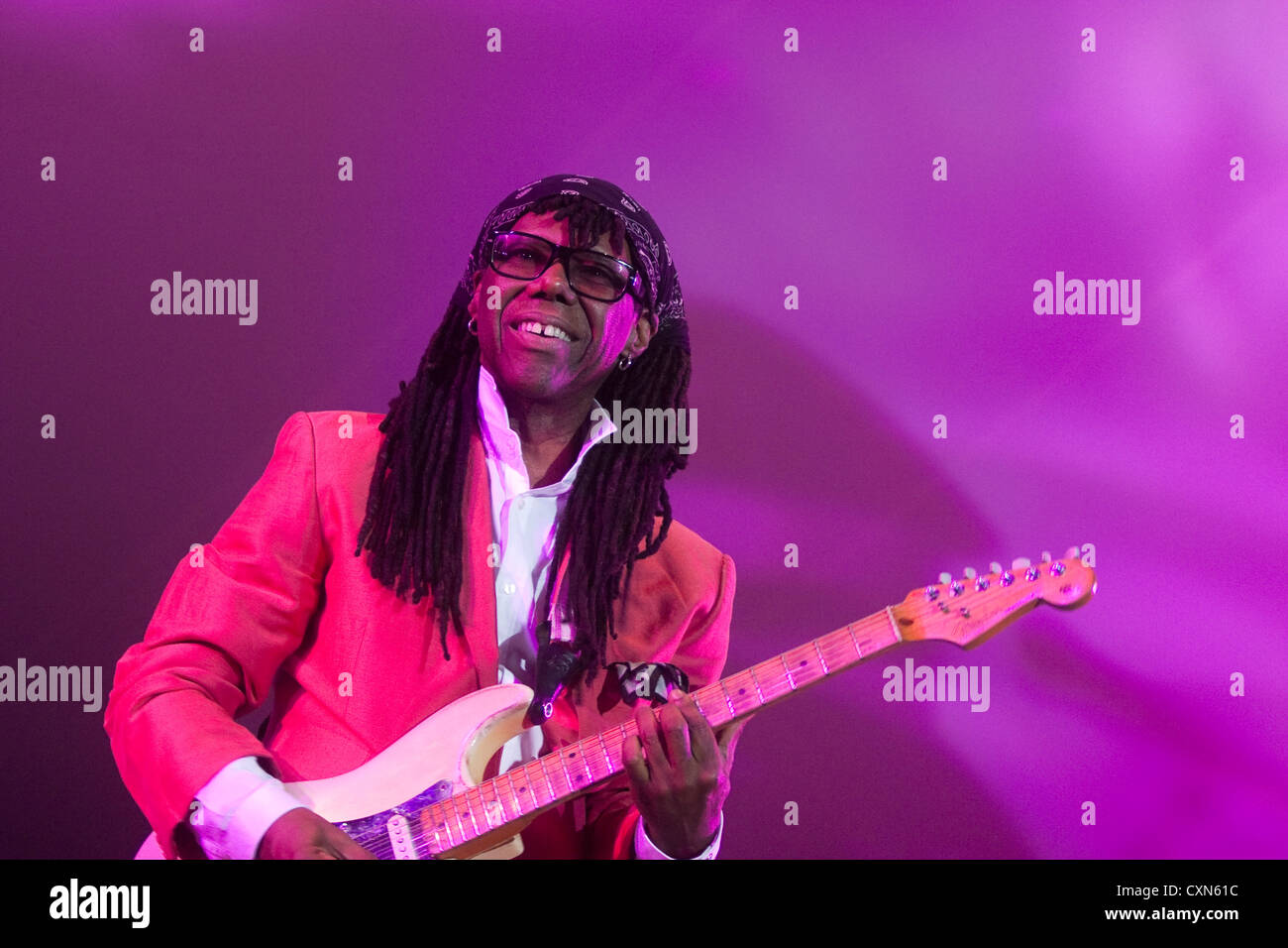 Chic ist Nile Rodgers Womadelaide Festival 2012 Stockfoto