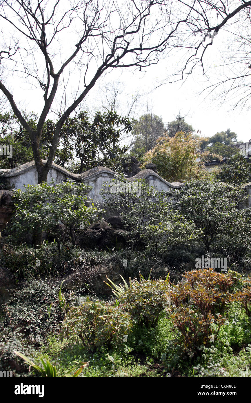 Es ist ein Foto von einem touristischen Park Garden in China zu besuchen. Es ist in der Nähe von Shanghai. Stockfoto