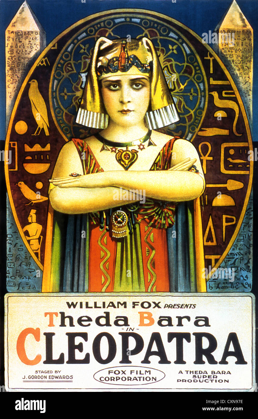 CLEOPATRA (1917) PLAKAT THEDA BARA J GORDON EDWARDS (DIR) 008 MOVIESTORE SAMMLUNG LTD Stockfoto