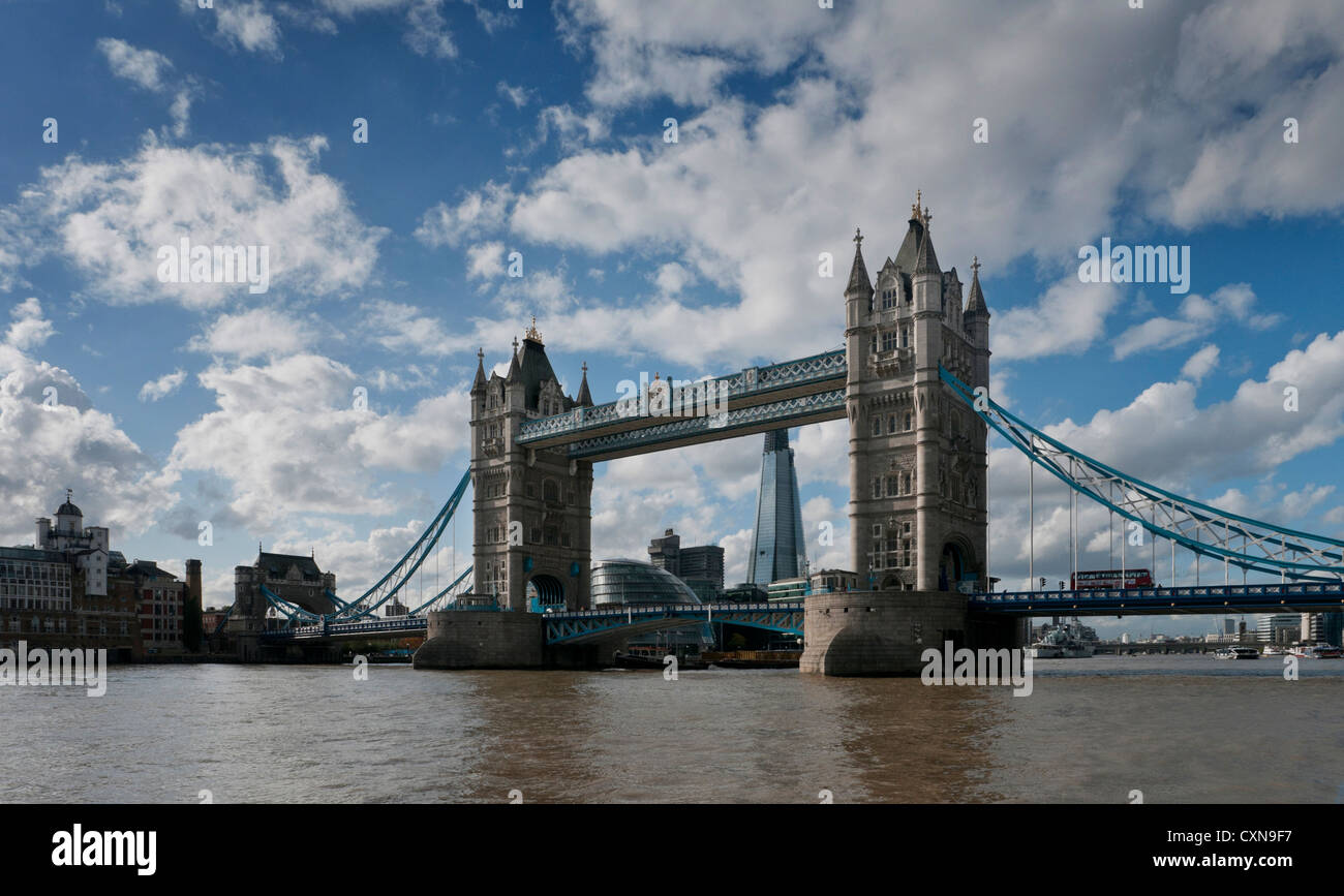 Tower Bridge und der Themse, City of London, UK Stockfoto