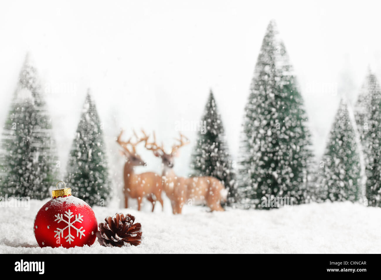 Weihnachtskarte Stockfoto