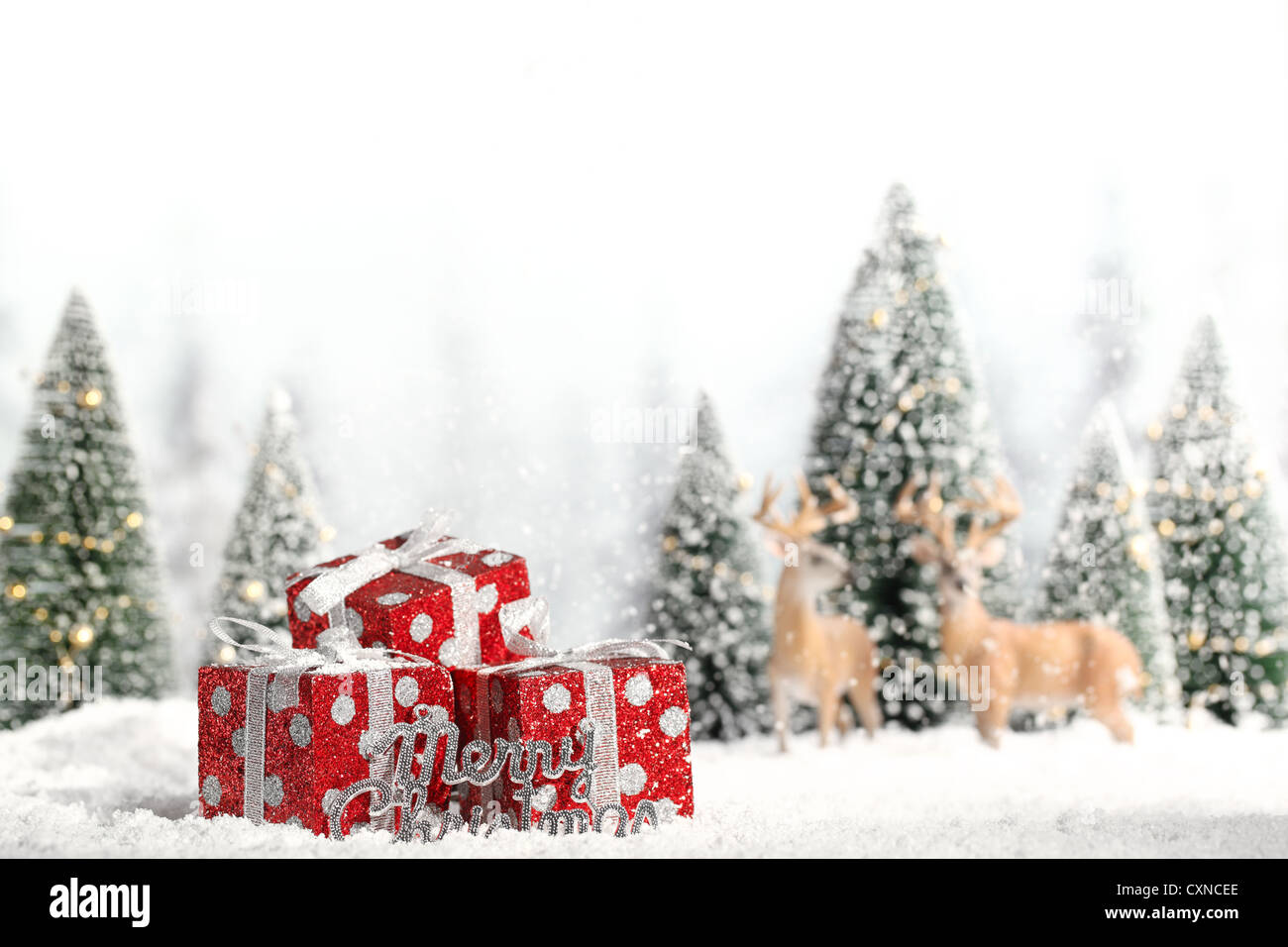 Weihnachtskarte Stockfoto