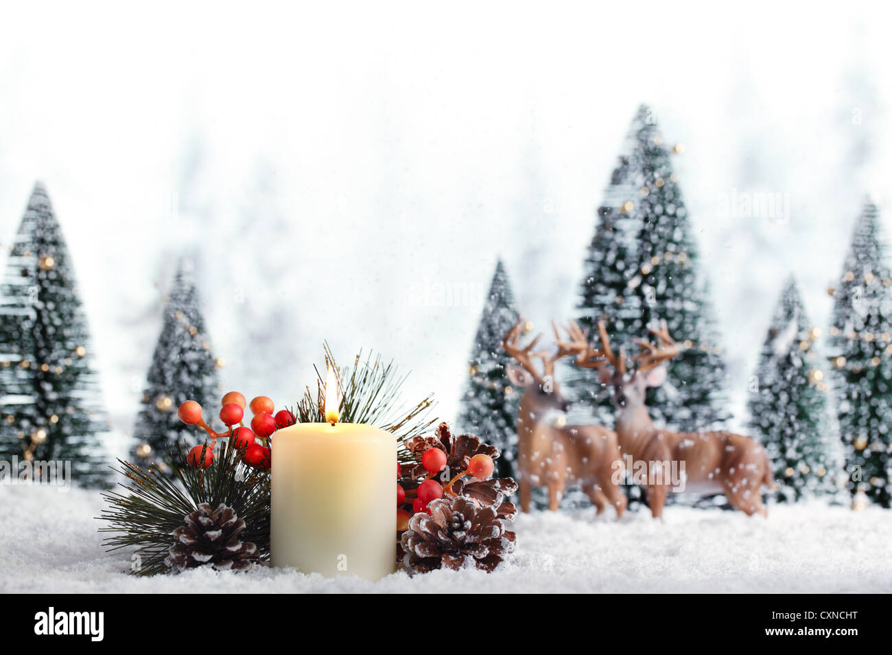 Weihnachtskarte Stockfoto