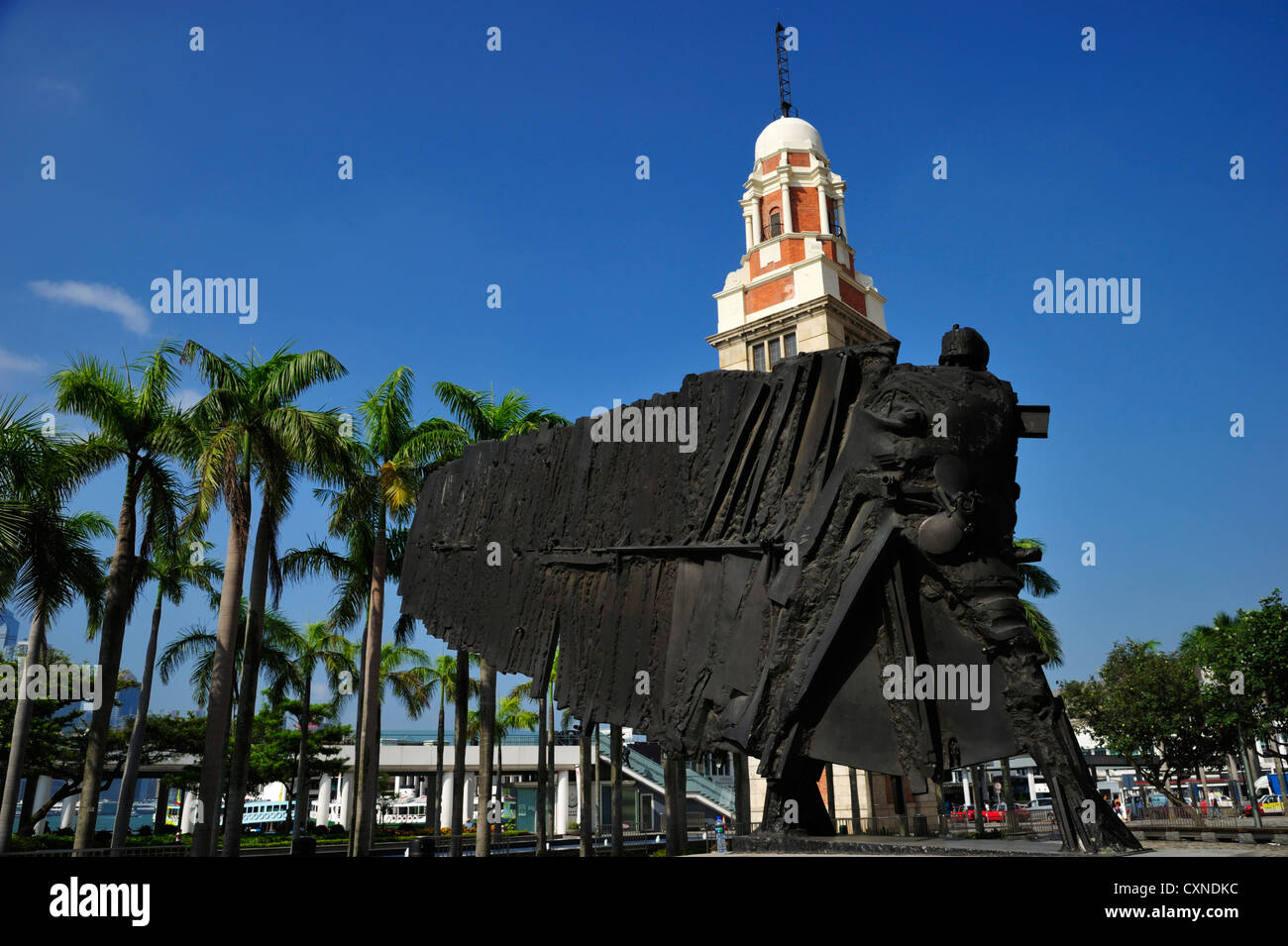 Tsim Sha Tsui Clock Tower, Hong Kong SAR Stockfoto