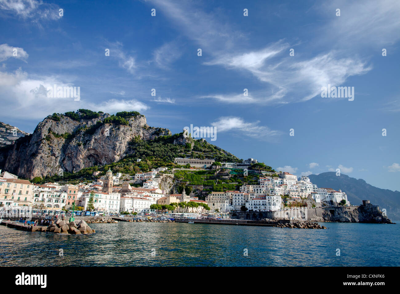 Amalfiküste, Italien Stockfoto