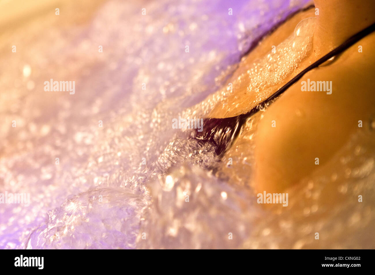 Bagni di Lucca Therme, Thermalwasser verwöhnen Stockfoto