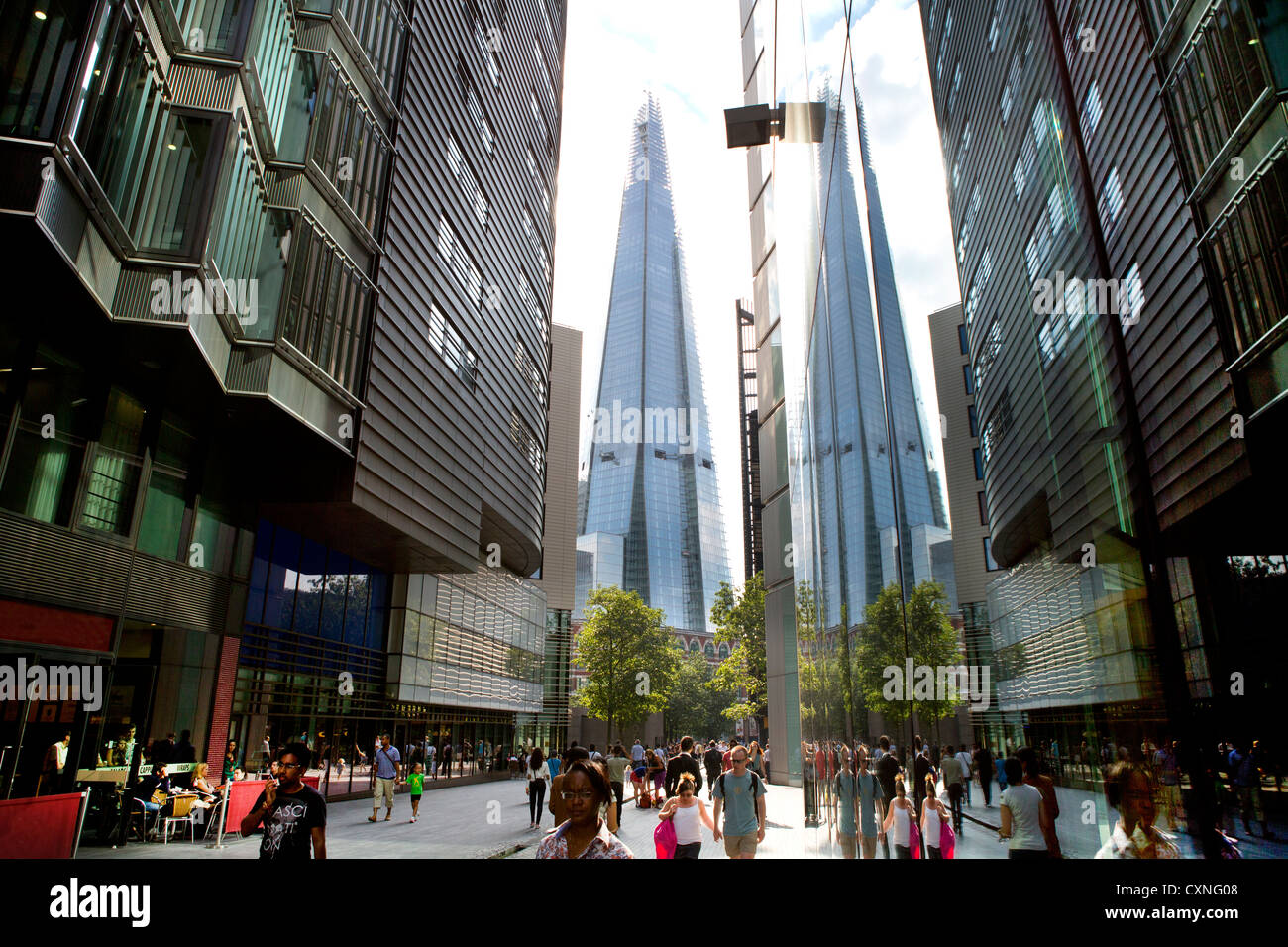 Die Scherbe, auch bekannt als der Shard of Glass. Stockfoto