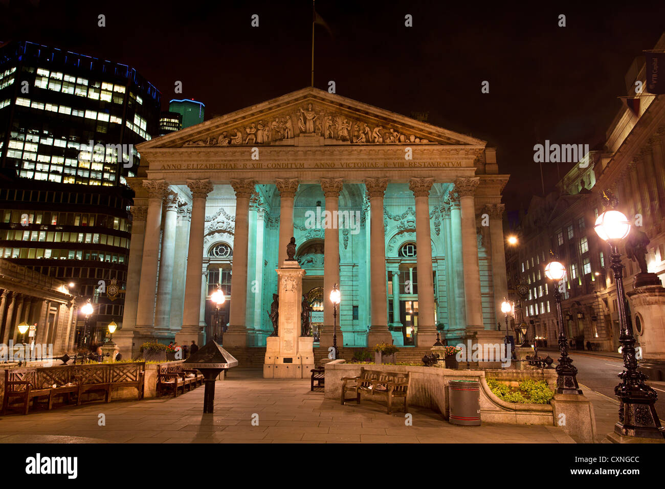 Die Royal Exchange Stockfoto