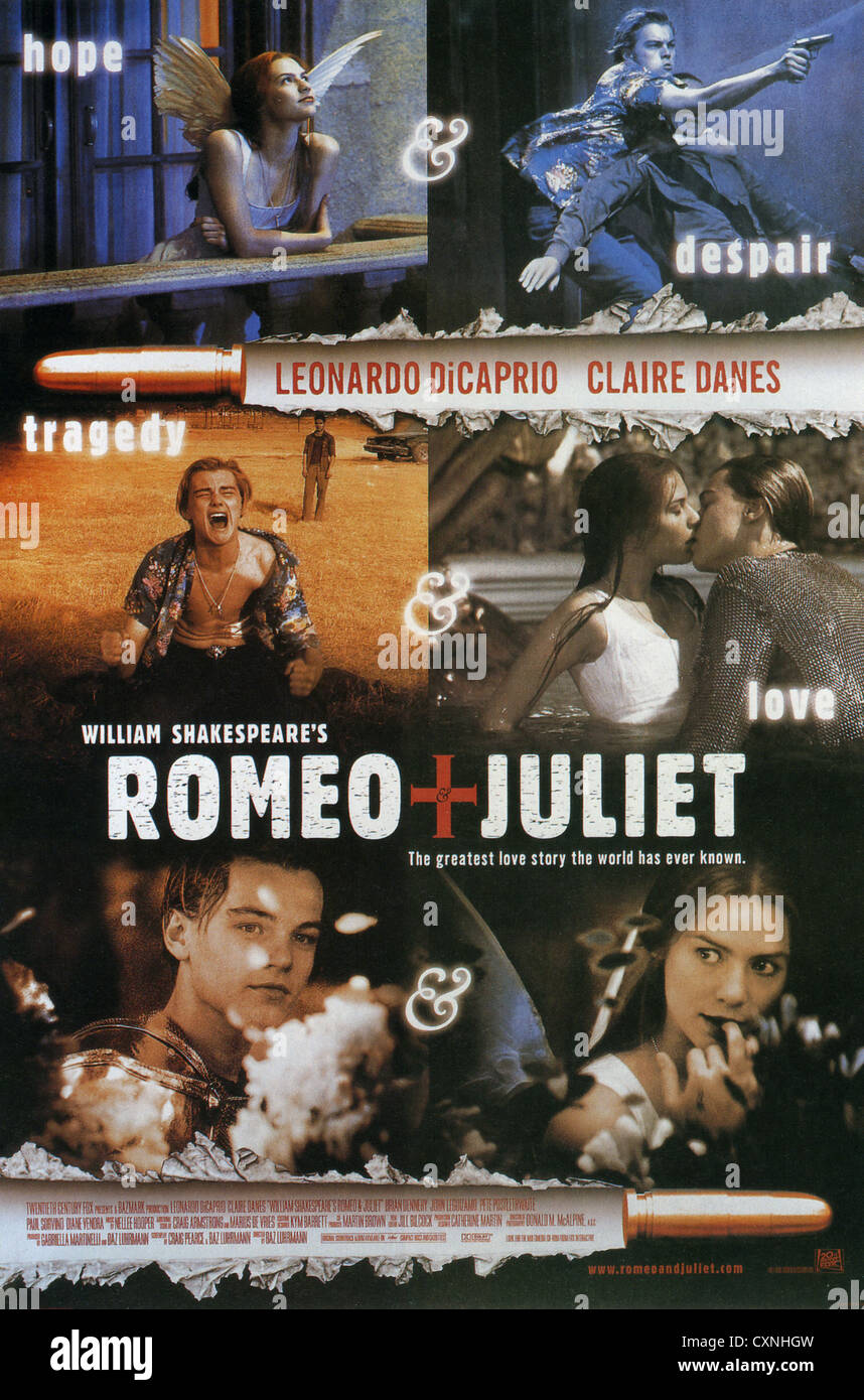 ROMEO + JULIET Poster für das Jahr 1996 Twentieth Century Fox film mit