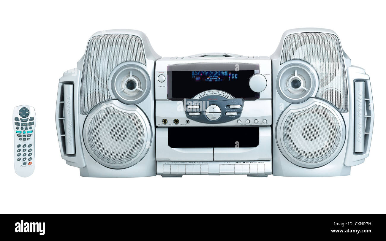 Stereo-Audio-DVD-CD-Spieler für Ihr home-entertainment Stockfoto