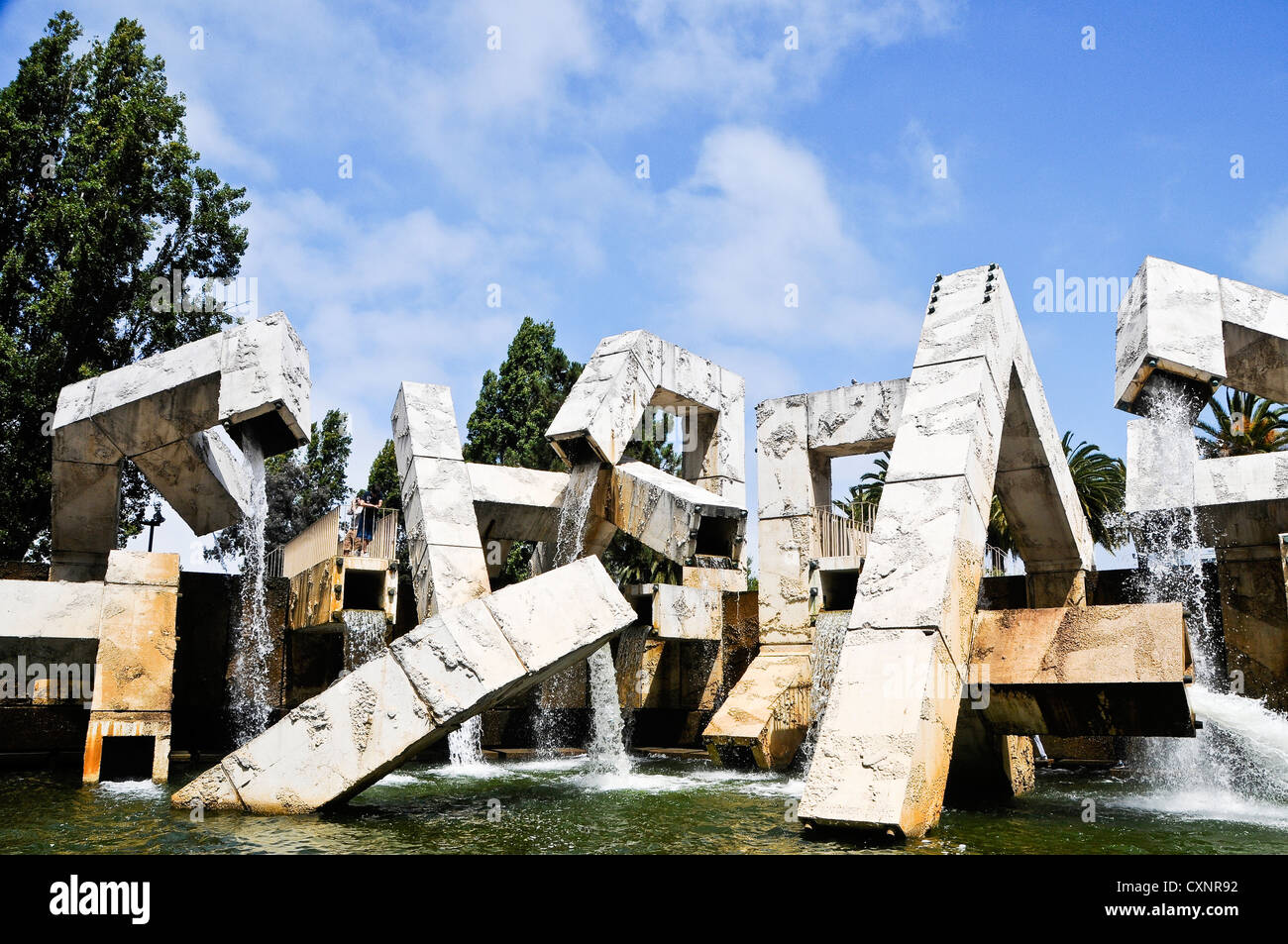 Vaillancourt Fountain, Justin Herman Plaza - San Francisco Stockfoto