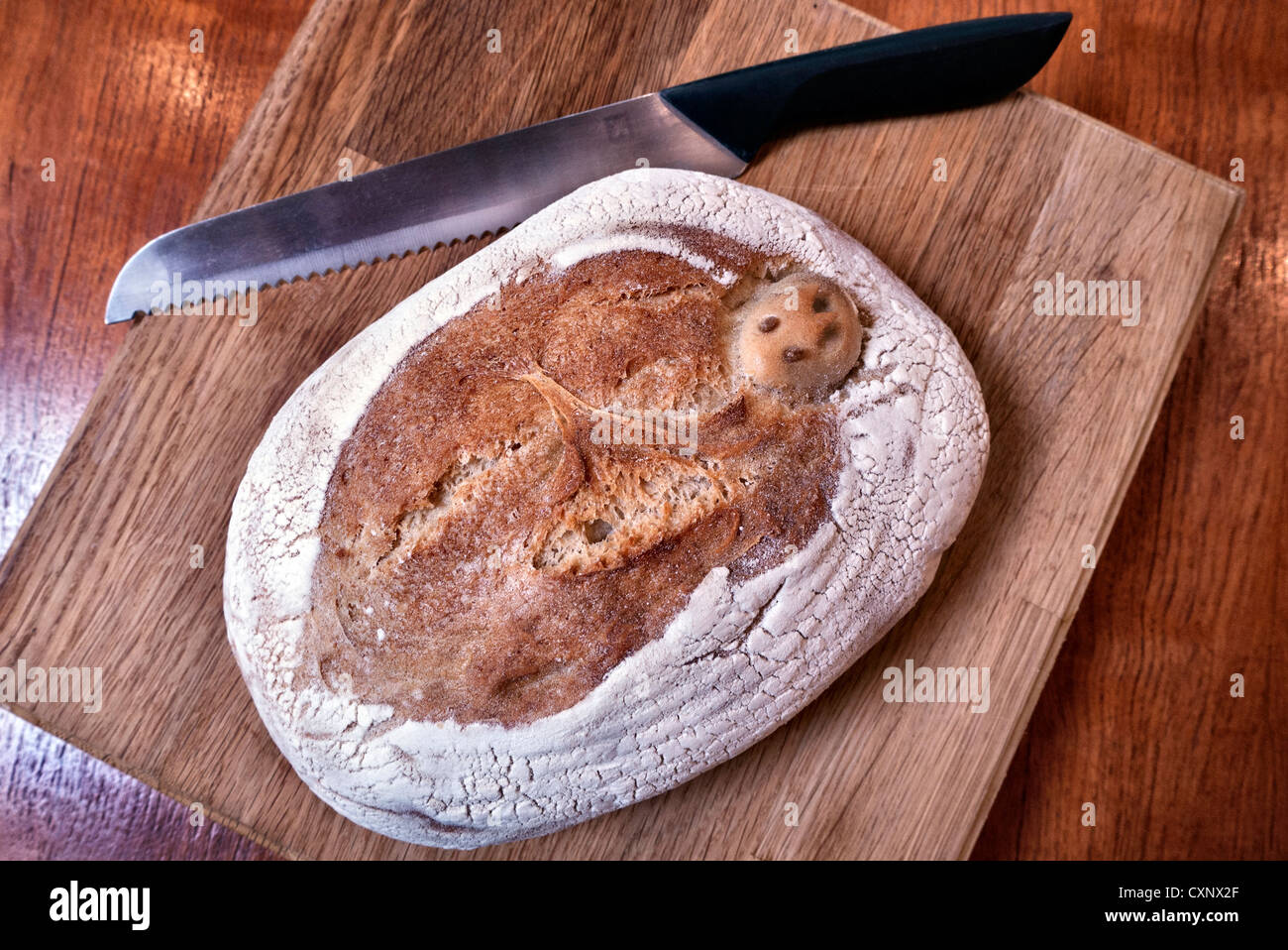 Maus-Sauerteig Brot von Bettys Tea Room Harrogate Yorshire UK Stockfoto