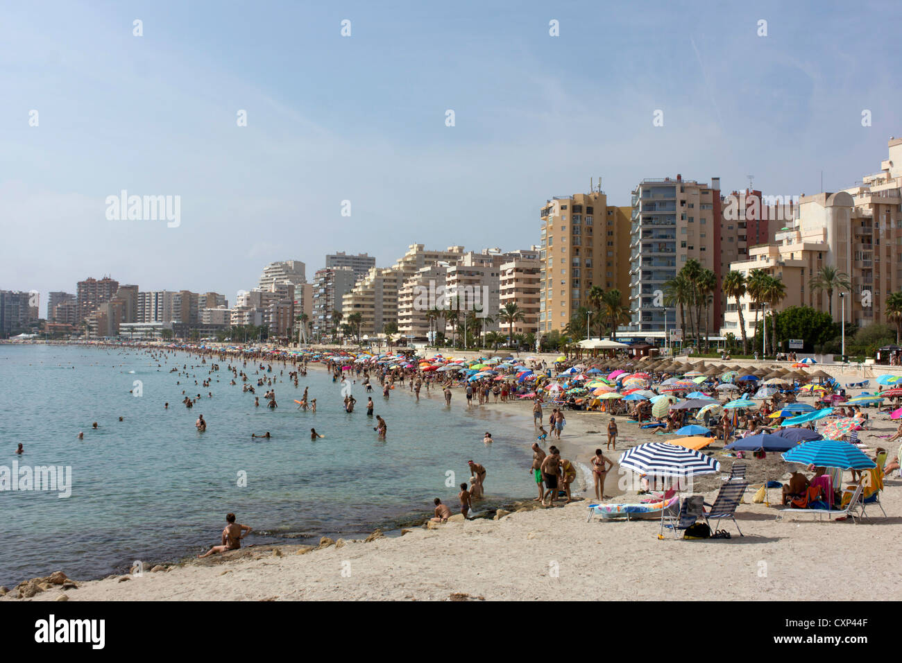 Calpe, Costa Blanca, Spanien Stockfoto