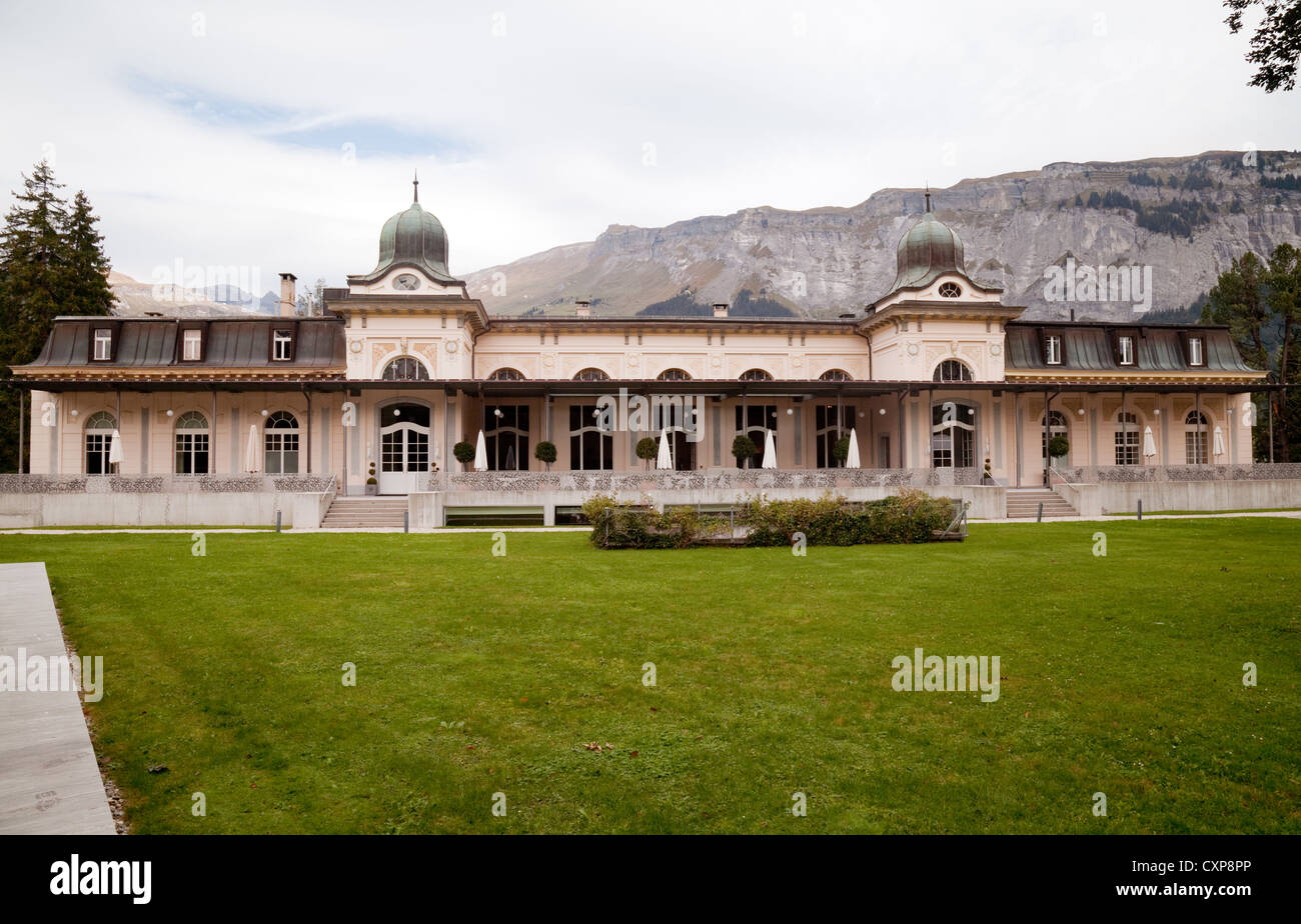 Das Hotel Waldhaus, Flims, Graubünden, Schweiz Stockfoto