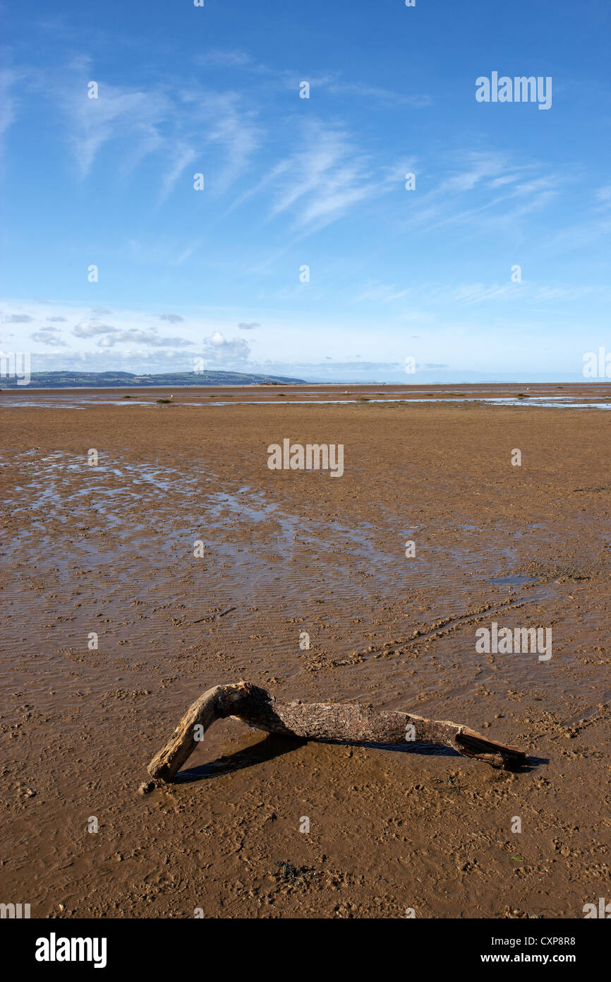 West Kirby Strand an der Mündung des Flusses Dee Wirral UK Stockfoto