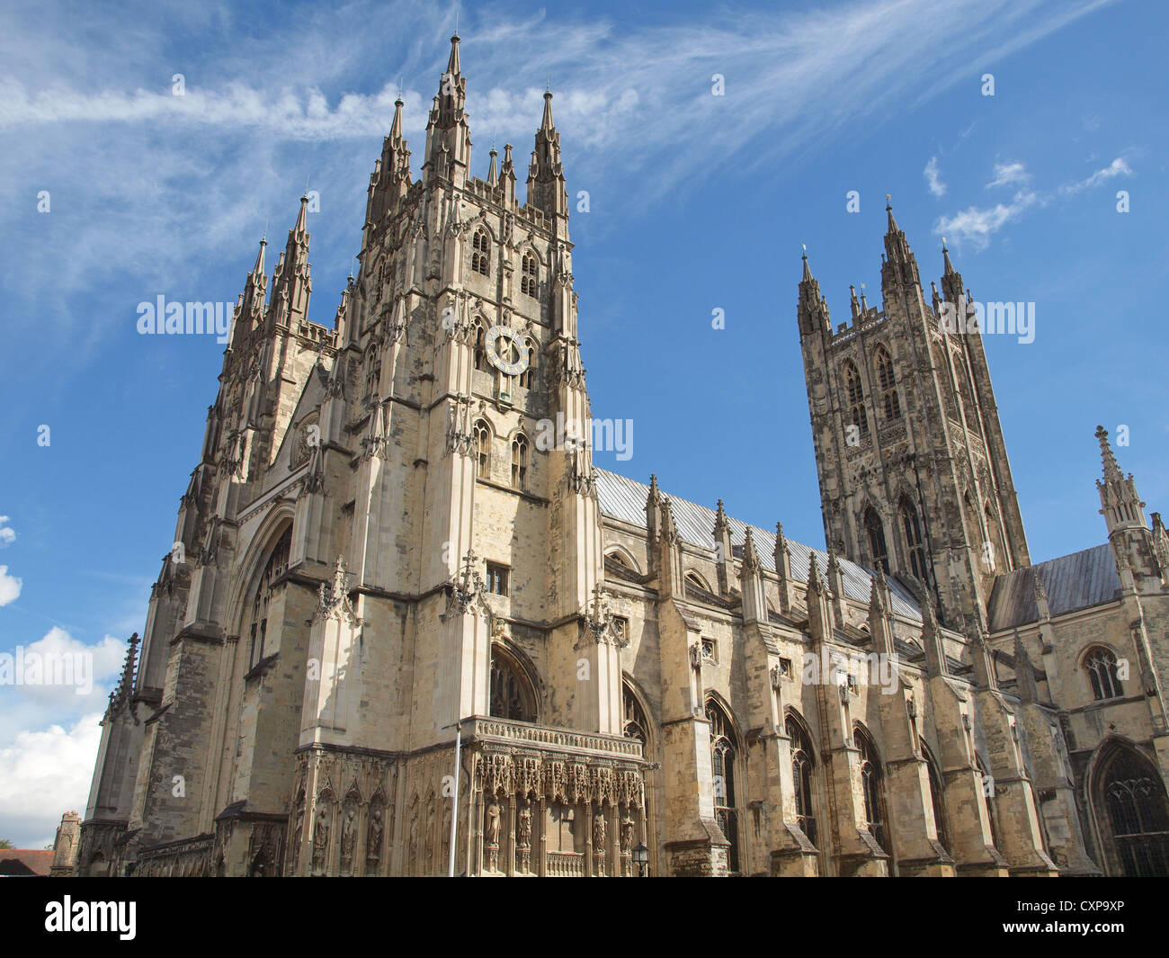 Die Kathedrale von Canterbury Stockfoto