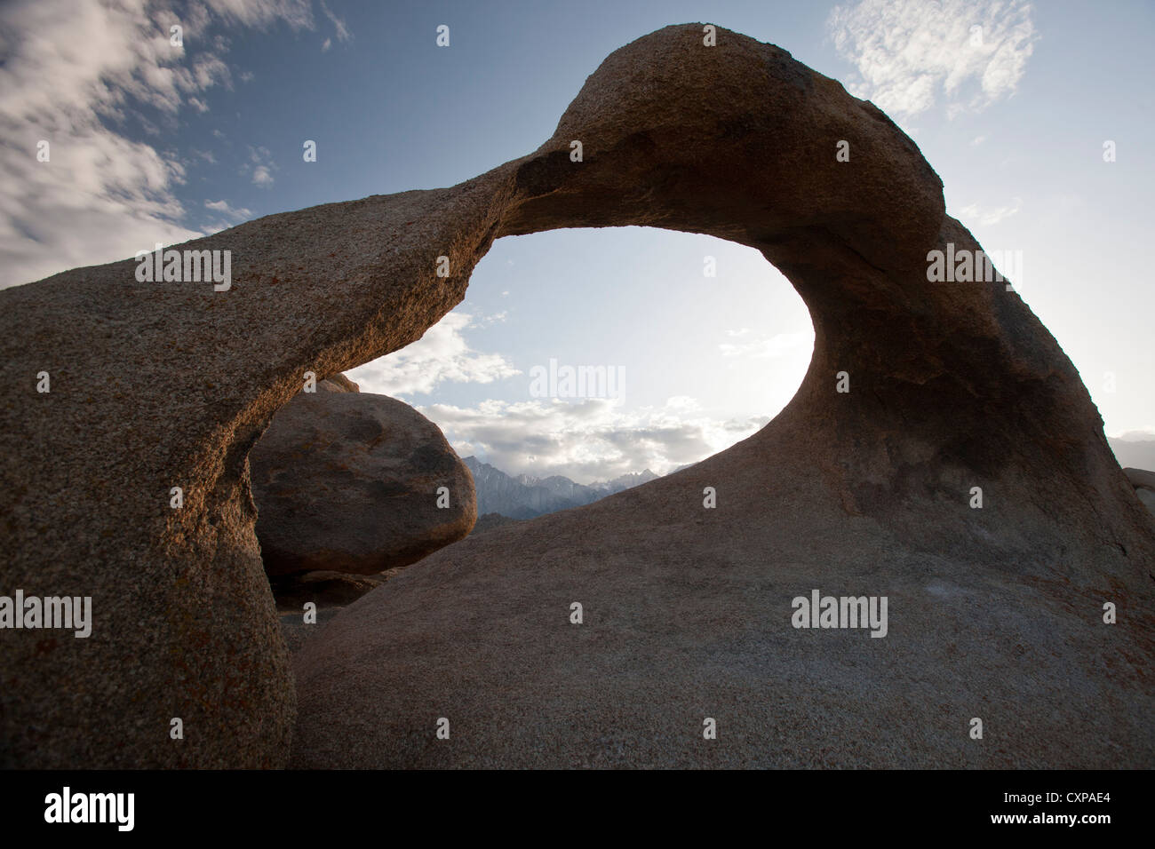 Alabama Hills Bogen-, Lone Pine, Kalifornien, Vereinigte Staaten von Amerika Stockfoto