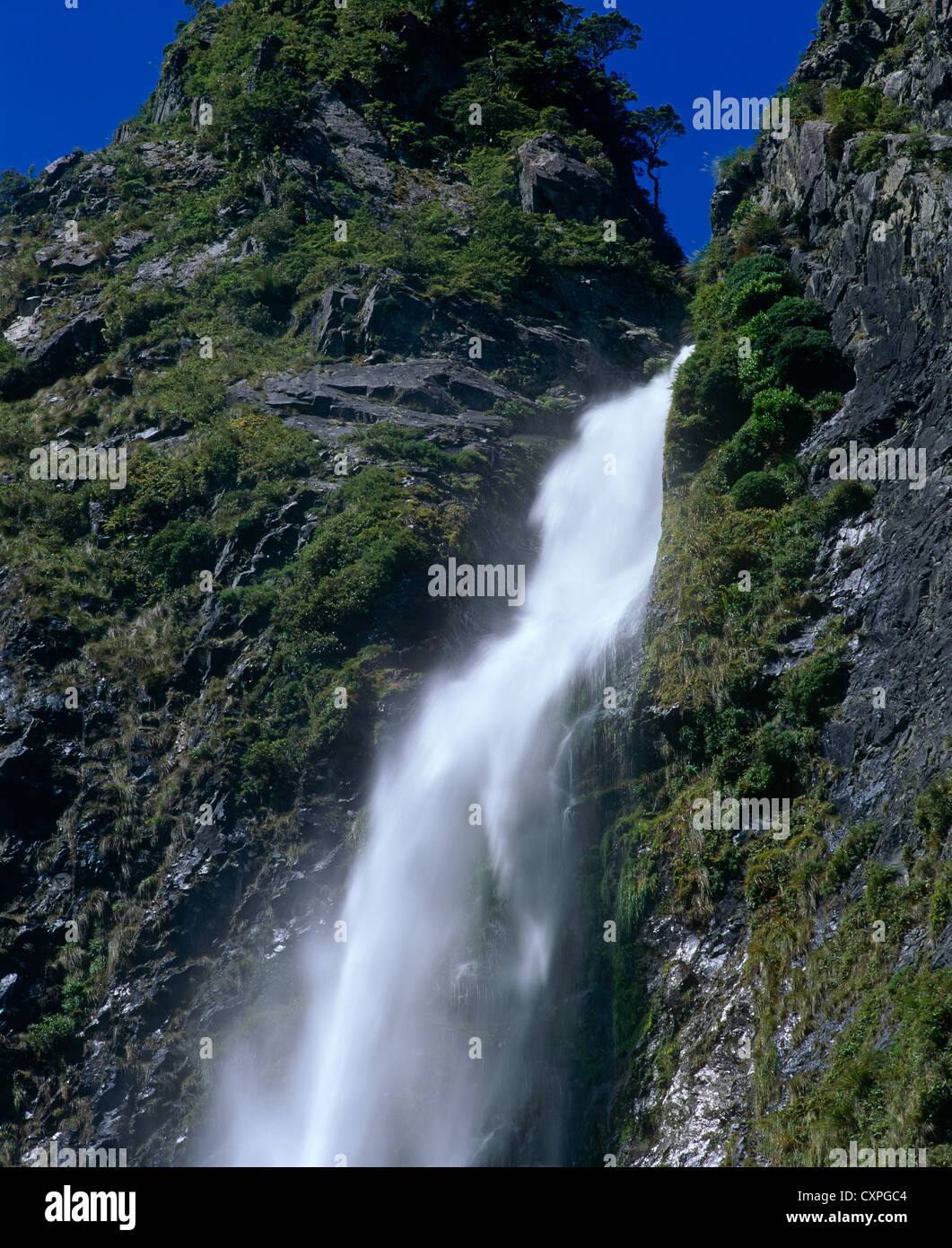 Devil es Punch Bowl Arthurs Pass Nationalpark Neuseeland Stockfoto