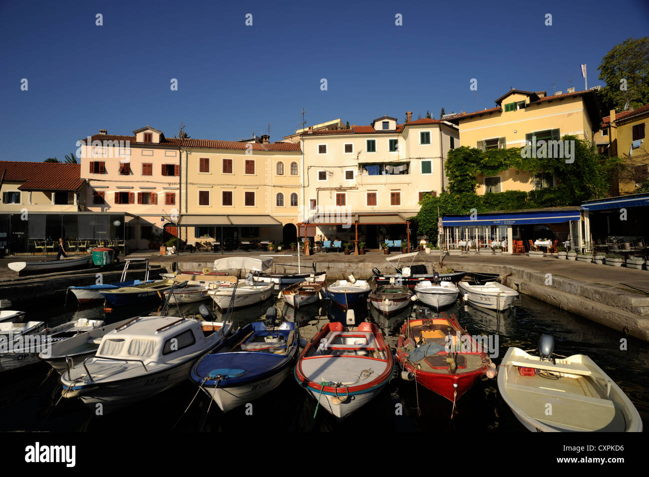 Kroatien, Istrien, Opatija, Volosko Stockfoto