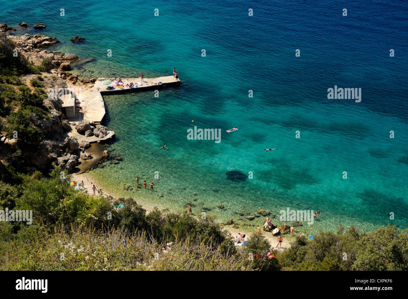 Kroatien, dalmatien, kvarner Inseln, insel rab Stockfoto