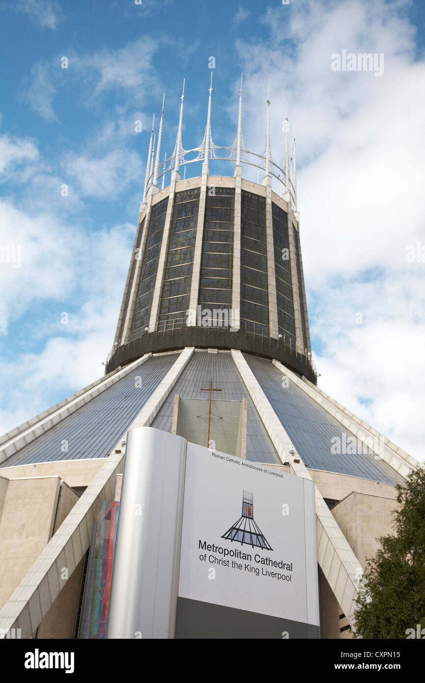 Kathedrale von Christus dem König Liverpool UK Stockfoto