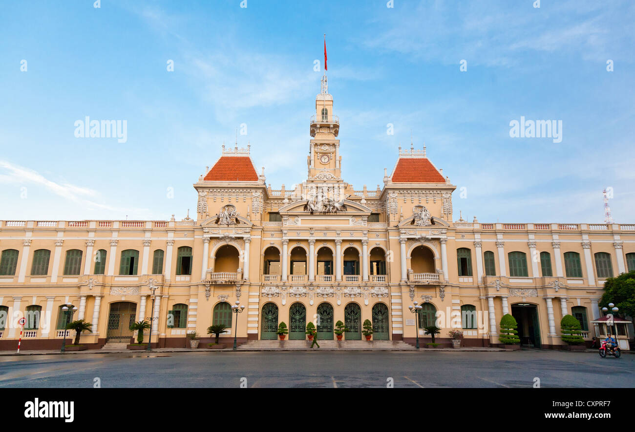 Völker-Ausschuss Gebäude in Ho-Chi-Minh-Stadt Stockfoto