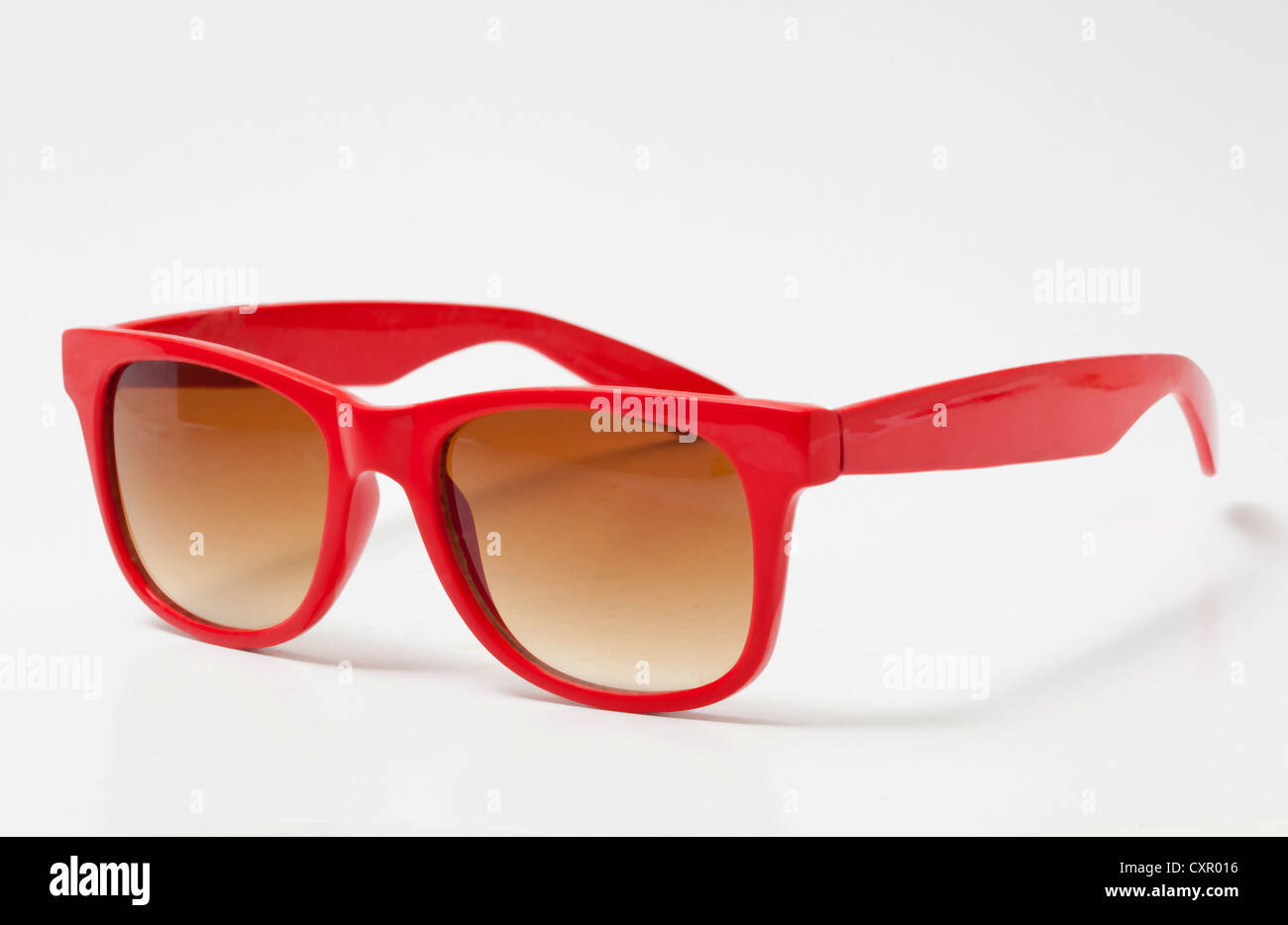 Rote Sonnenbrille Stockfoto