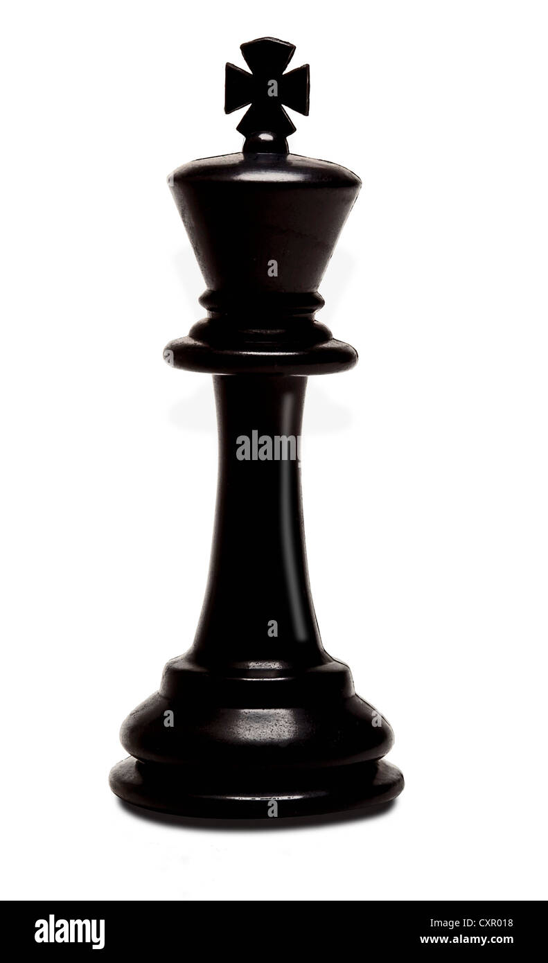 König Schachfigur Stockfoto