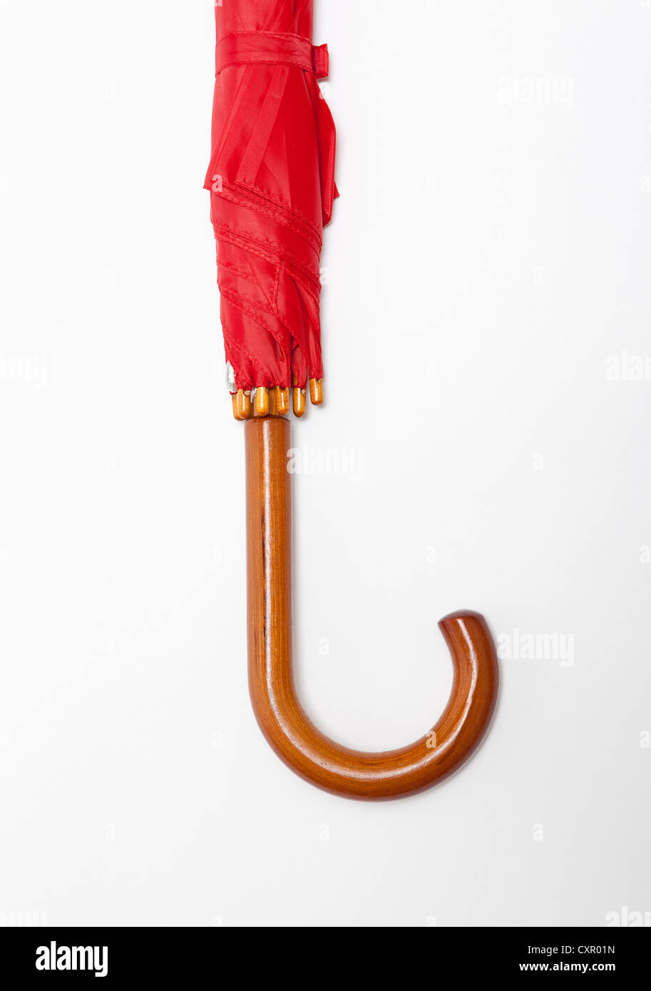 Regenschirm-Griff Stockfoto