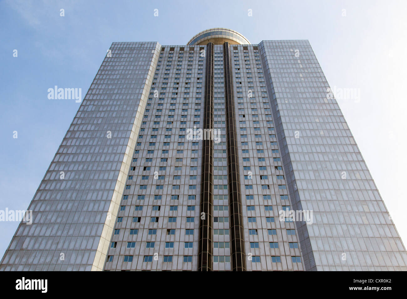 Demokratischen Völker Volksrepublik Korea (DVRK), Nordkorea, Pjöngjang, Yanggakdo Hotel Stockfoto