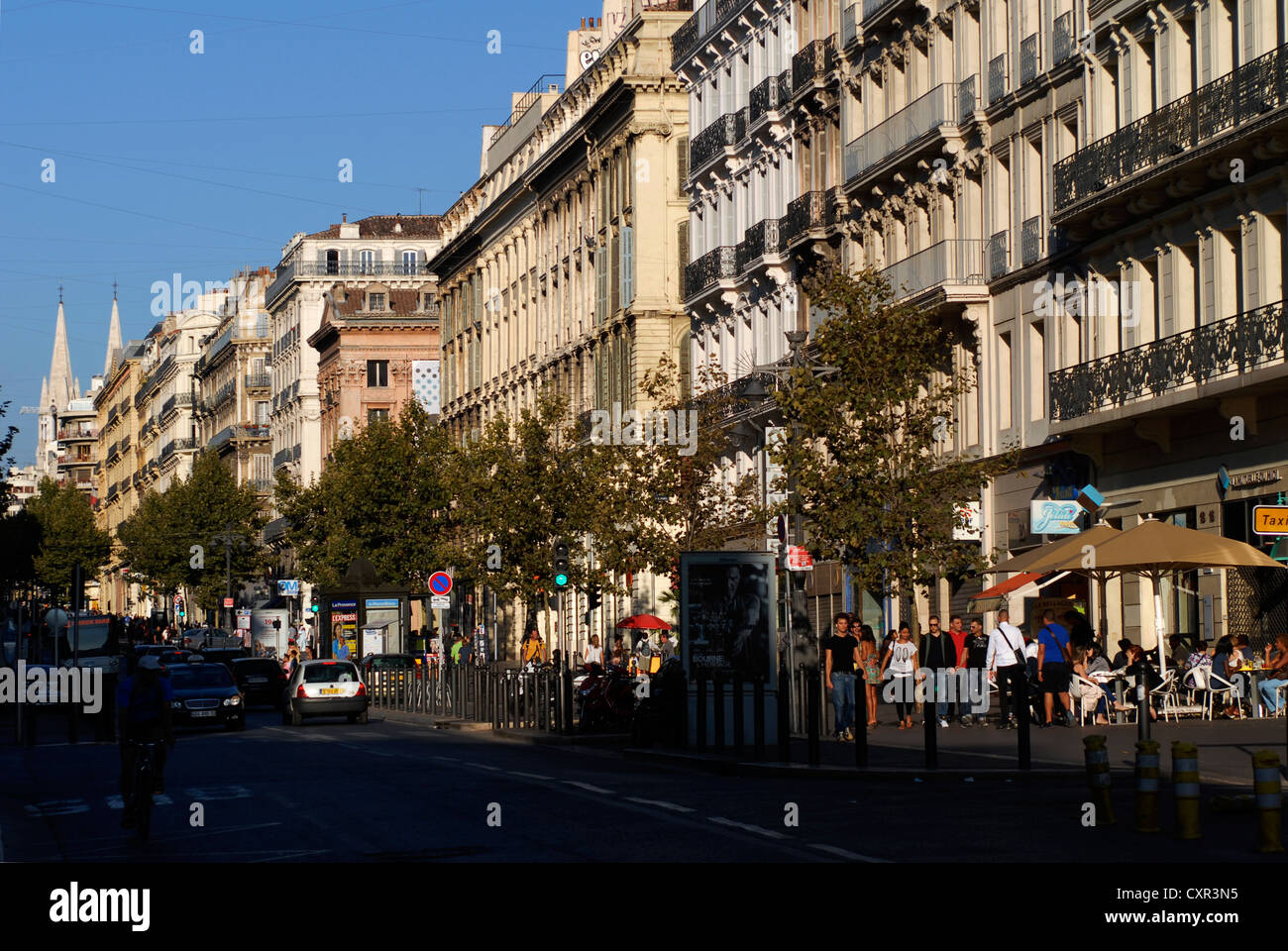 Rue Canebiere, Marseille, Provence Alpes Cote d ' Azur, Bouches-du-Rhône, Frankreich, Europäische Kulturhauptstadt 2013 Stockfoto