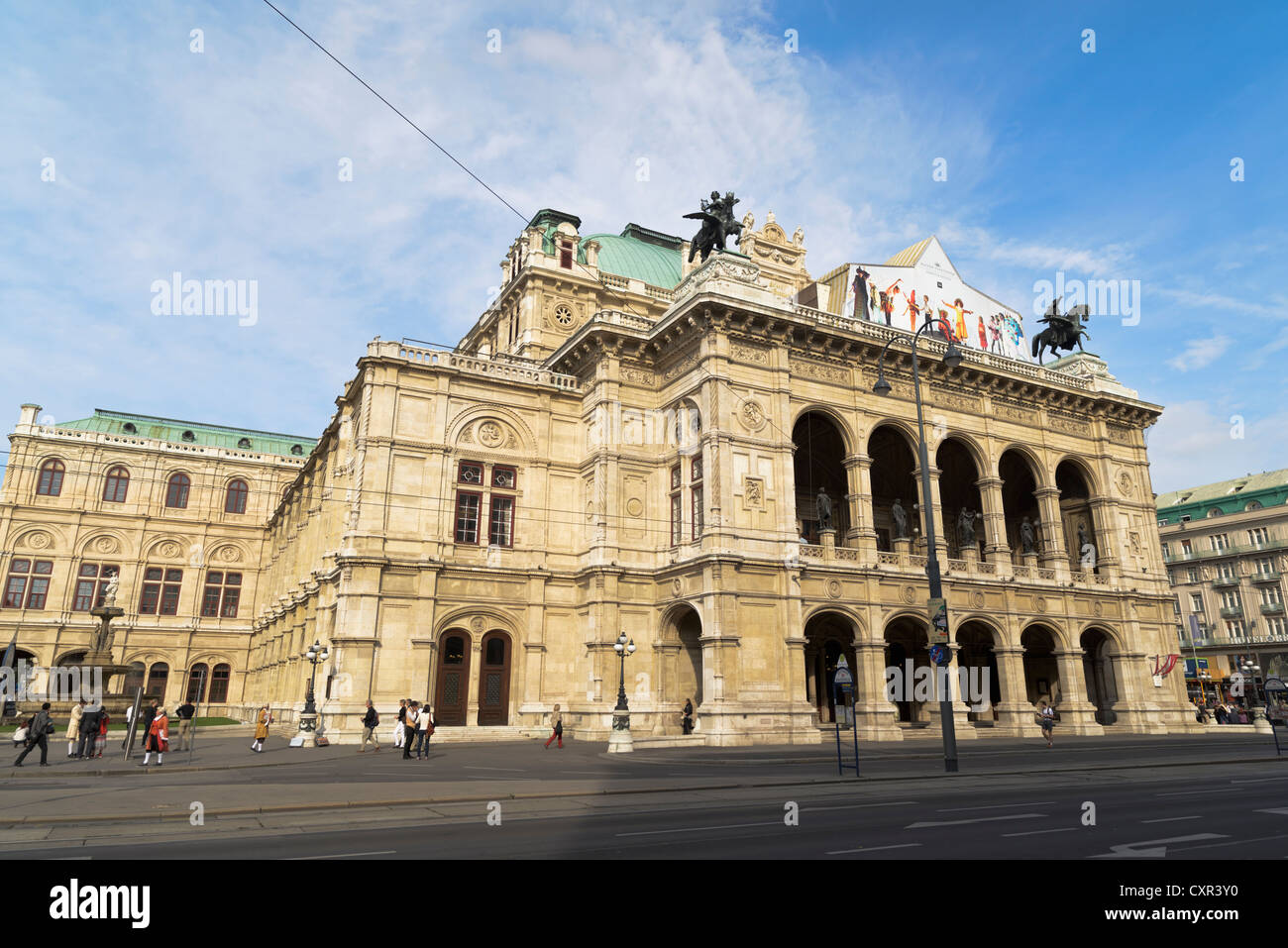 Staatsoper, Wien, Europa Stockfoto
