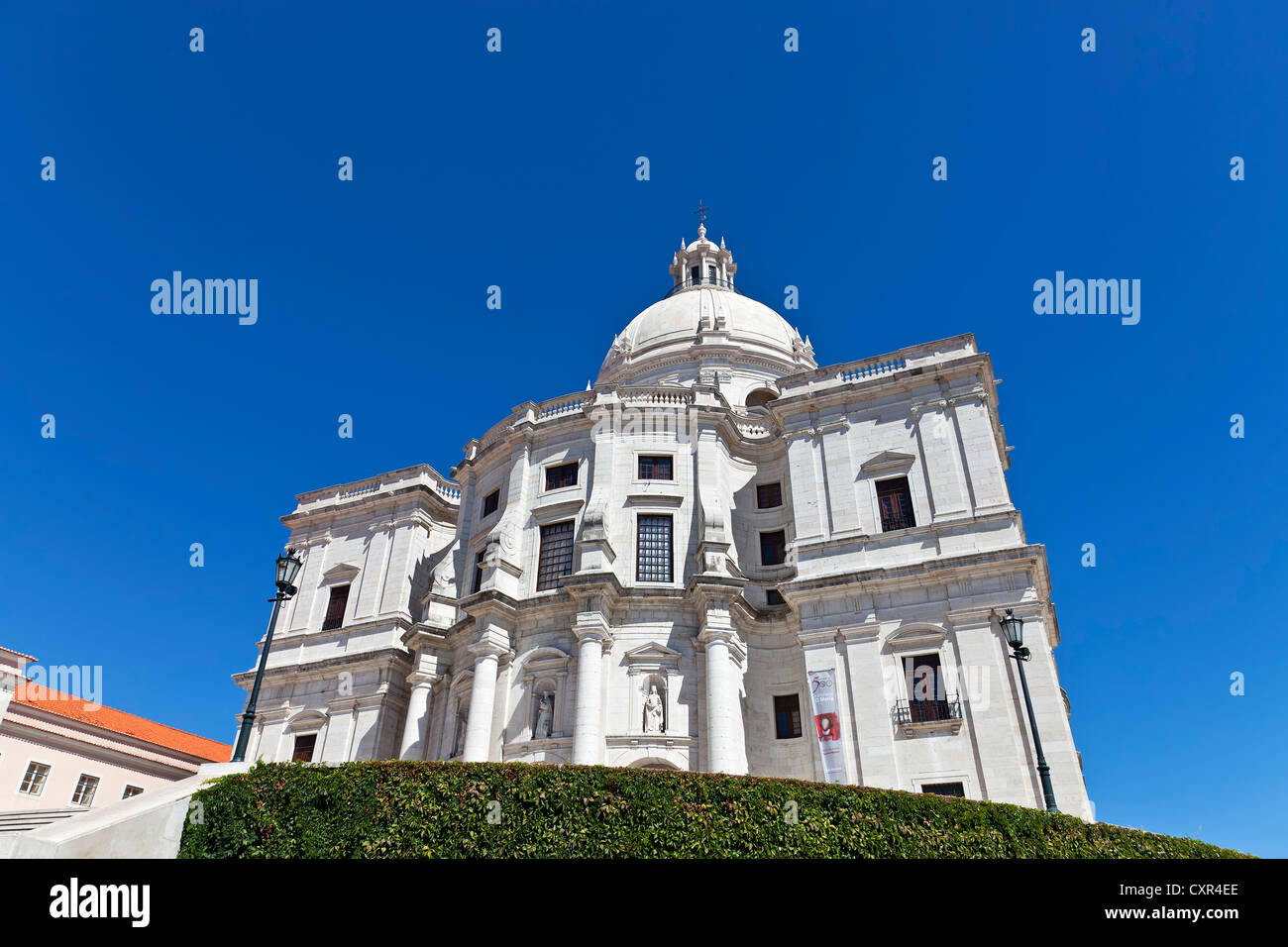 Kirche Santa Engrácia, besser bekannt als nationale Pantheon (Panteão Nacional). Lissabon, Portugal. barocke Architektur des 17. Jahrhunderts Stockfoto