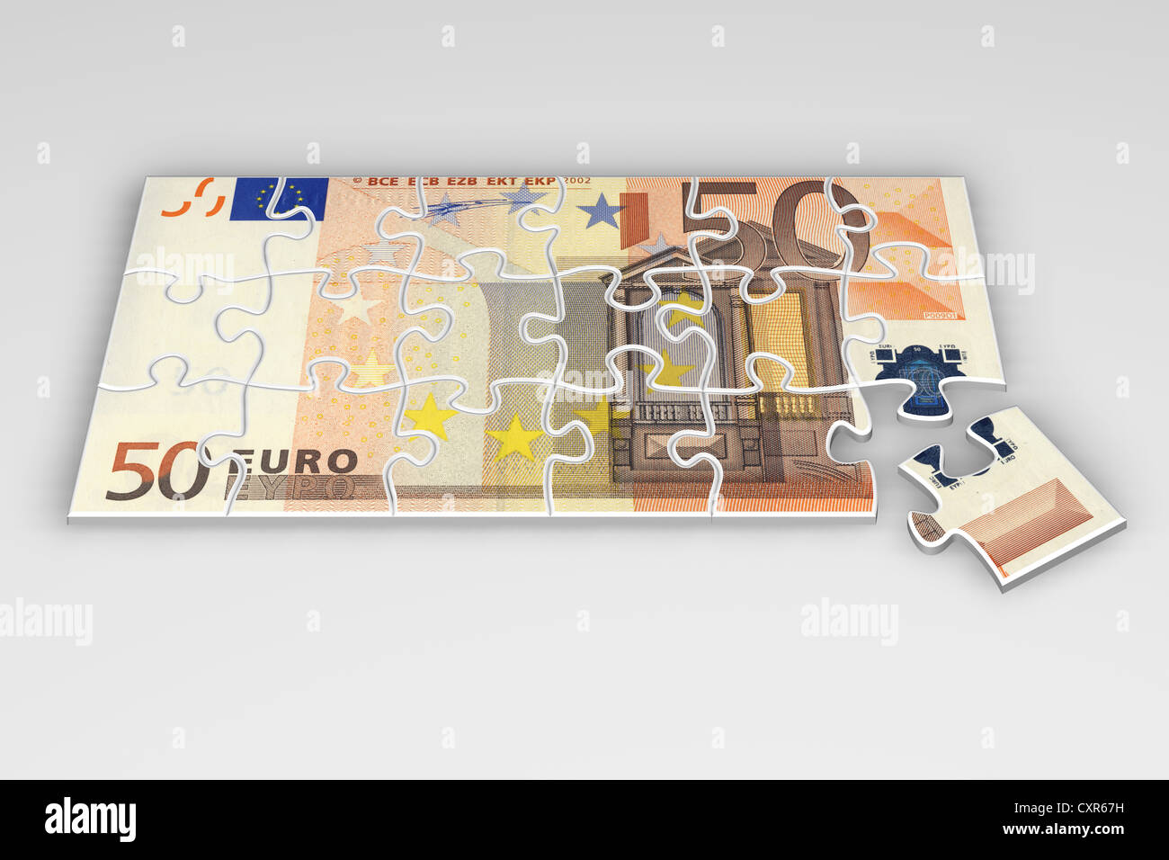 Banknoten puzzle -Fotos und -Bildmaterial in hoher Auflösung – Alamy