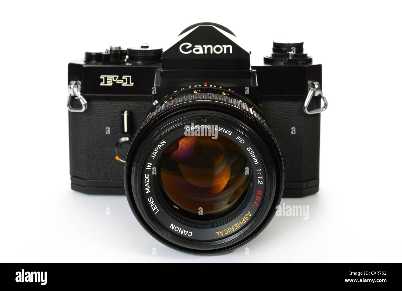 Professionelle SLR-Kamera-System, Canon f-1, 1972 Stockfoto